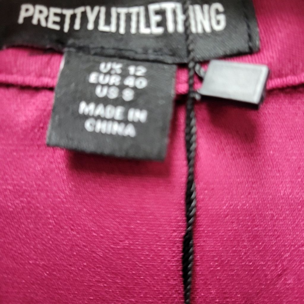 PrettyLittleThing Pretty Little Things Plum Long Sleeves Oversized Shirt Top Size XL / US 12-14 / IT 48-50 - 7 Thumbnail
