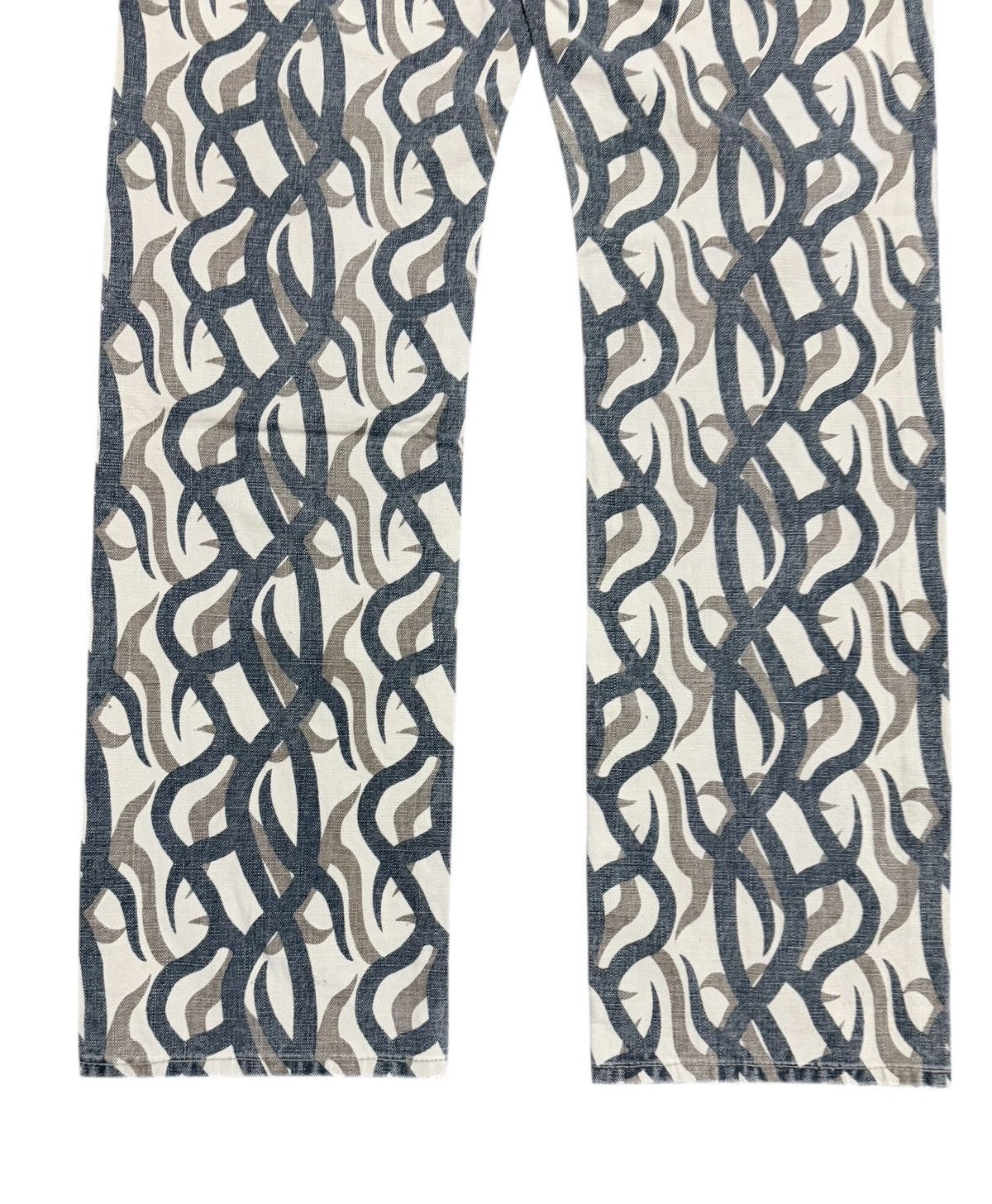 If Six Was Nine Vtg🔥Gogmagog Inspired Number Nine Tribal Camo Denim Size US 36 / EU 52 - 11 Thumbnail