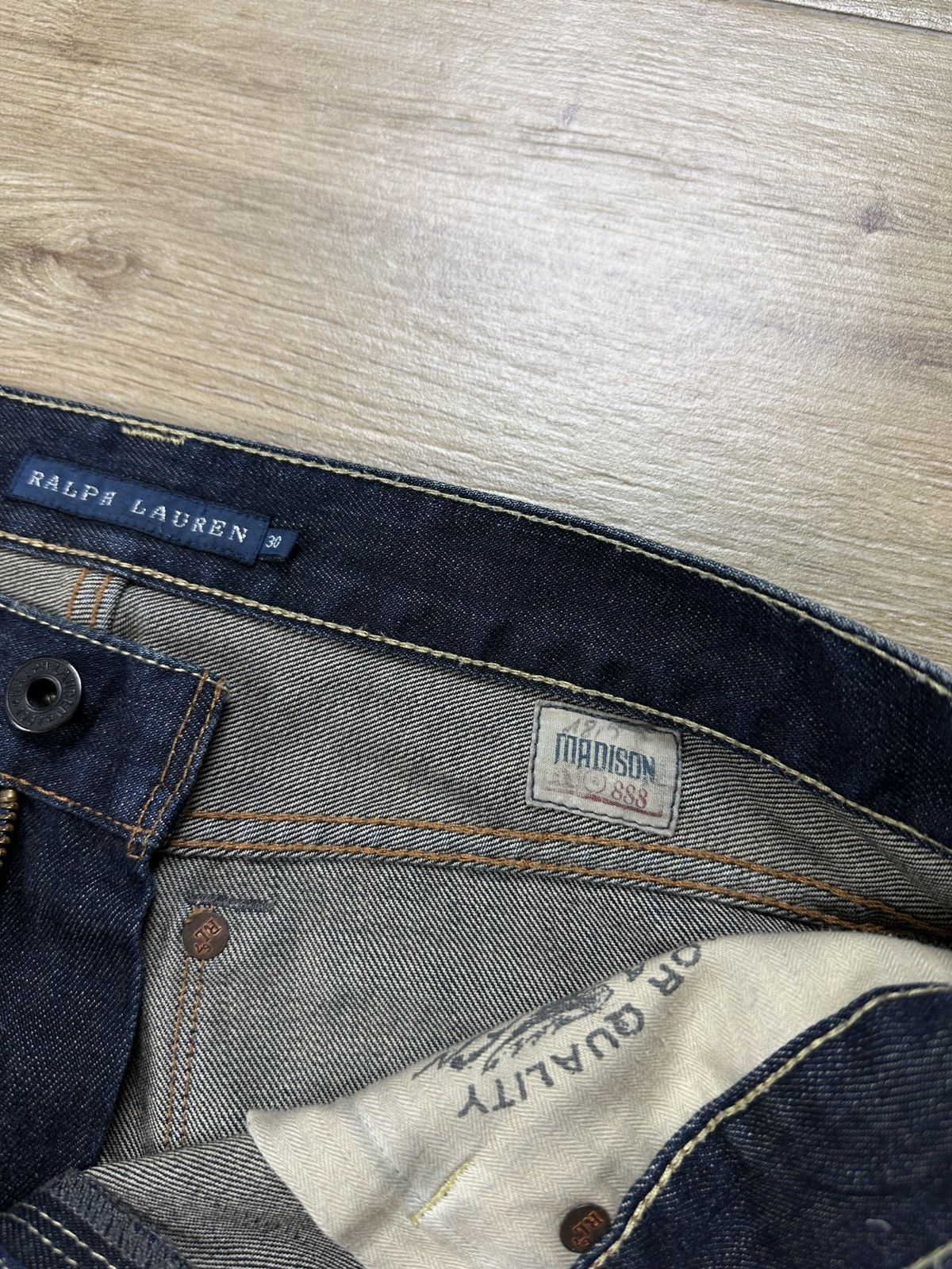 Polo Ralph Lauren × Ralph Lauren × Vintage Vintage Polo Ralph Lauren Madison Women’s Jeans Size 30" / US 8 / IT 44 - 15 Thumbnail