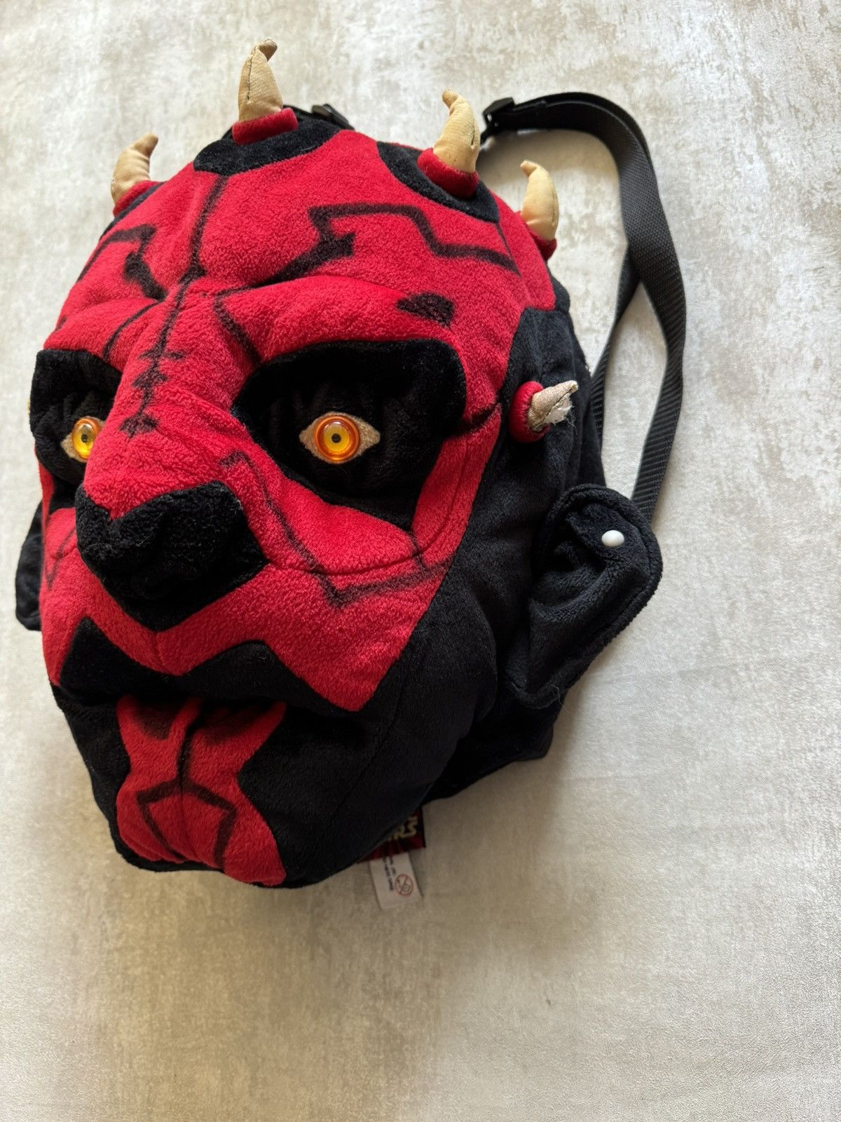 Star Wars Vintage 90s Darth Maul Head Backpack