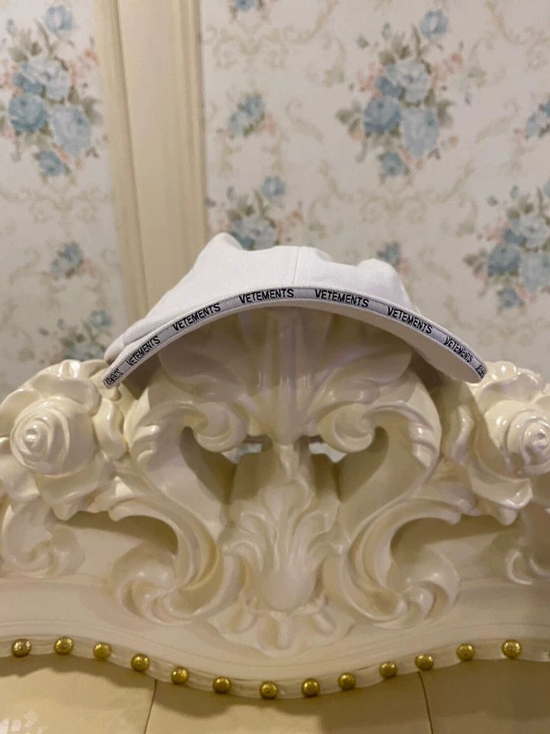 Vetements Vetements White baseball cap Size ONE SIZE - 3 Thumbnail