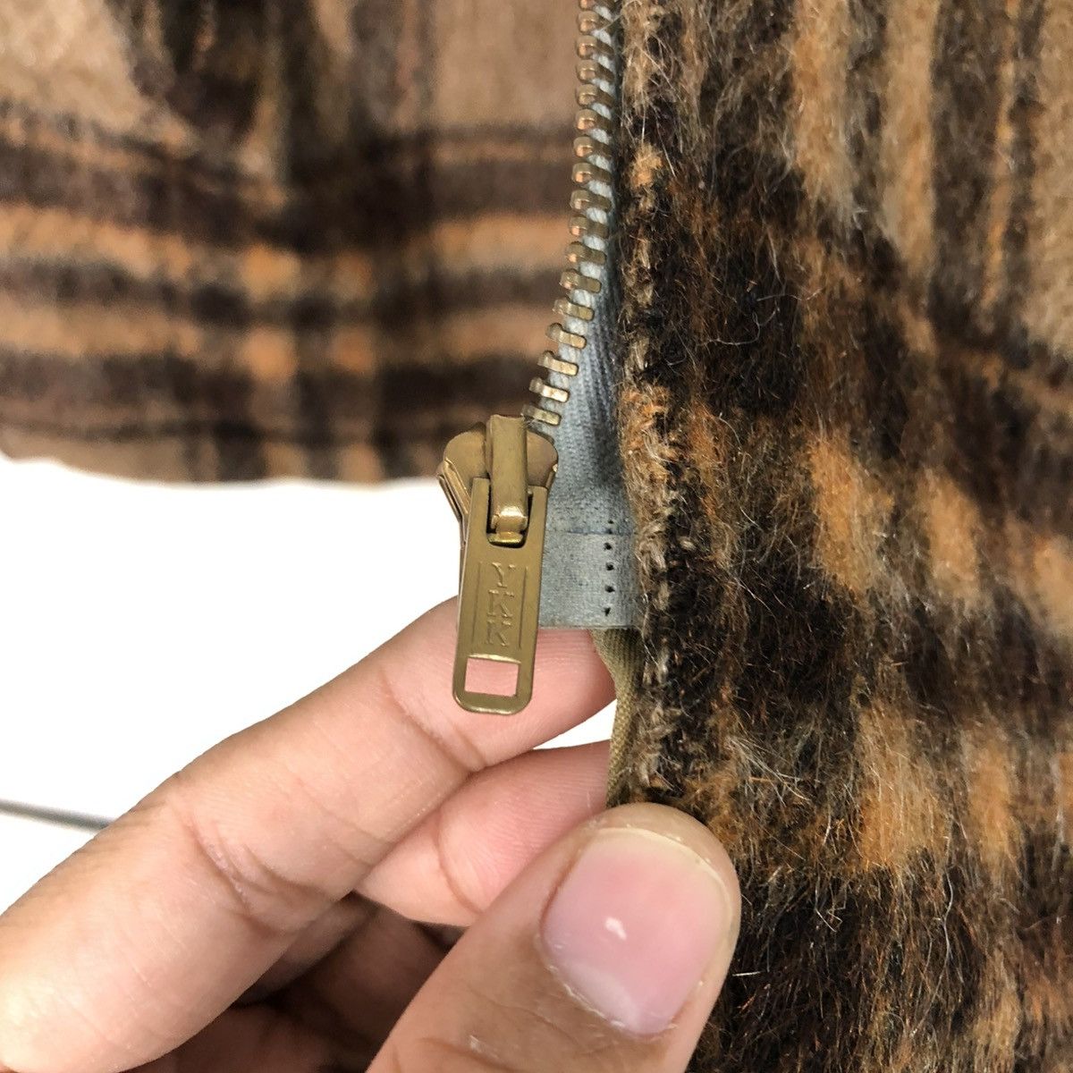 Japanese Brand 🔥VINTAGE CHORE WORK WOOL JACKET TARTAN CHECK ISSEY MIYAKE Size US M / EU 48-50 / 2 - 21 Thumbnail
