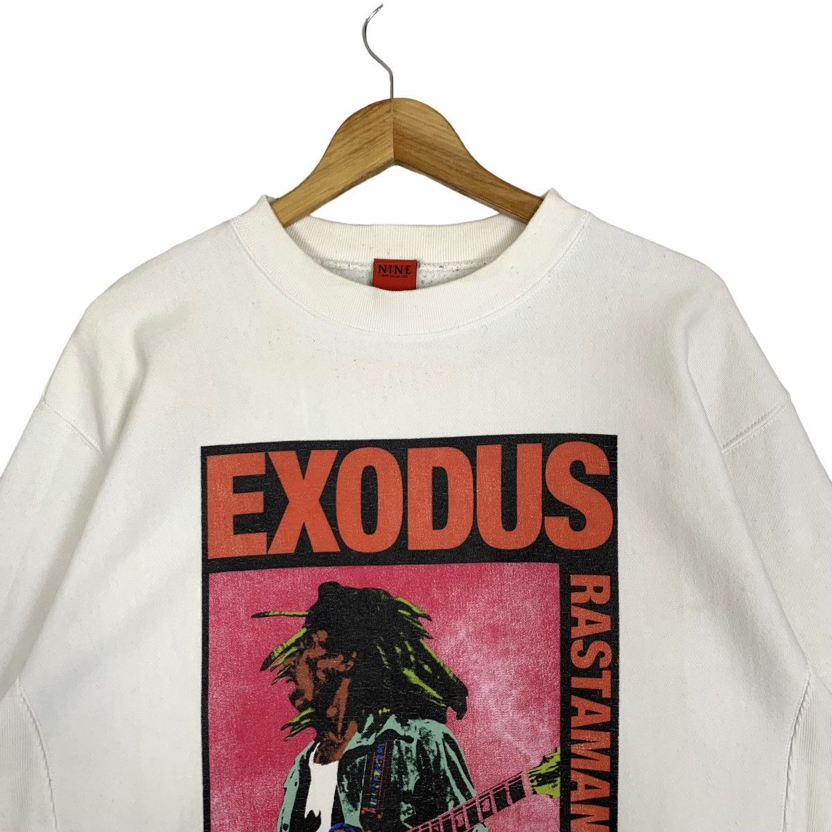 Japanese Brand Vintage Nine Rulaz Line Exodus Rastaman Live Up Sweatshirt Size US L / EU 52-54 / 3 - 3 Thumbnail