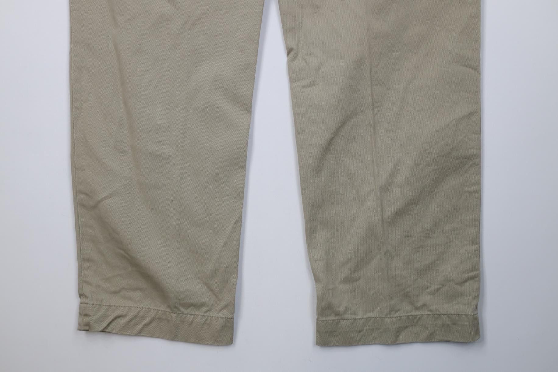 Polo Ralph Lauren Vintage 90s Ralph Lauren Ethan Wide Leg Chino Pants Beige Size US 38 / EU 54 - 12 Thumbnail