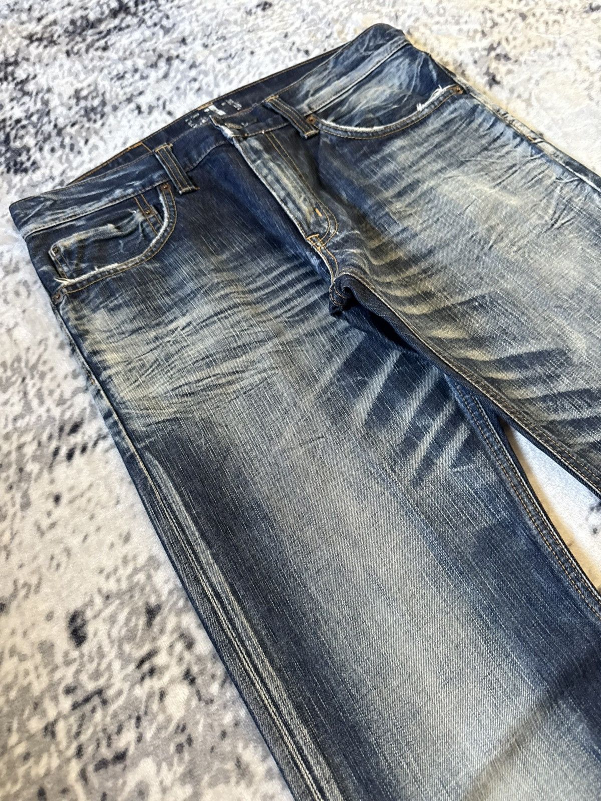 Edwin Rare Edwin 511 X-ray Shadow Wash Flared Jeans Size US 32 / EU 48 - 6 Thumbnail