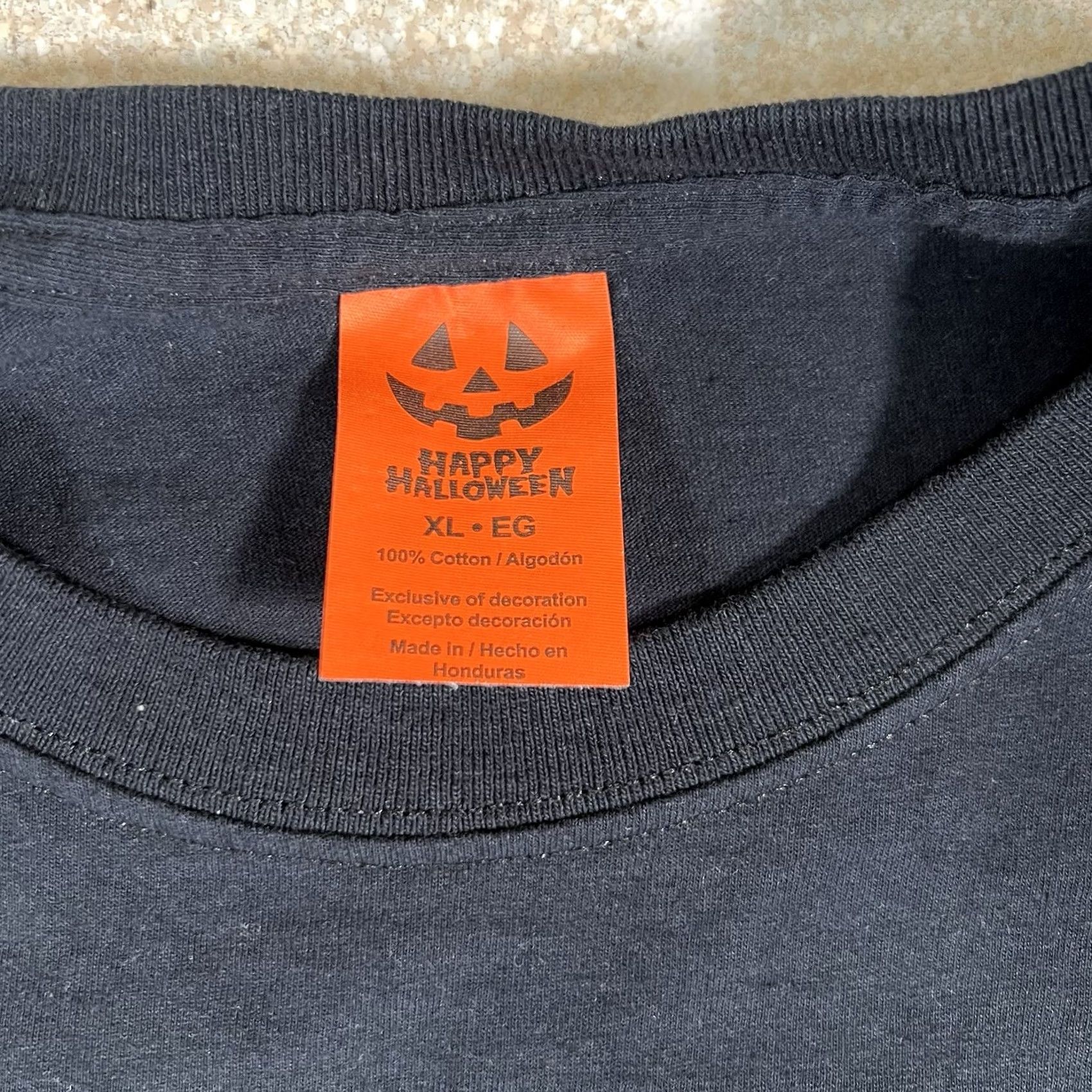 Vintage Men's T-Shirt XL Black Grunge Flaming Skull Short Sleeve Rocker Emo Goth Y2K Size US XL / EU 56 / 4 - 4 Thumbnail