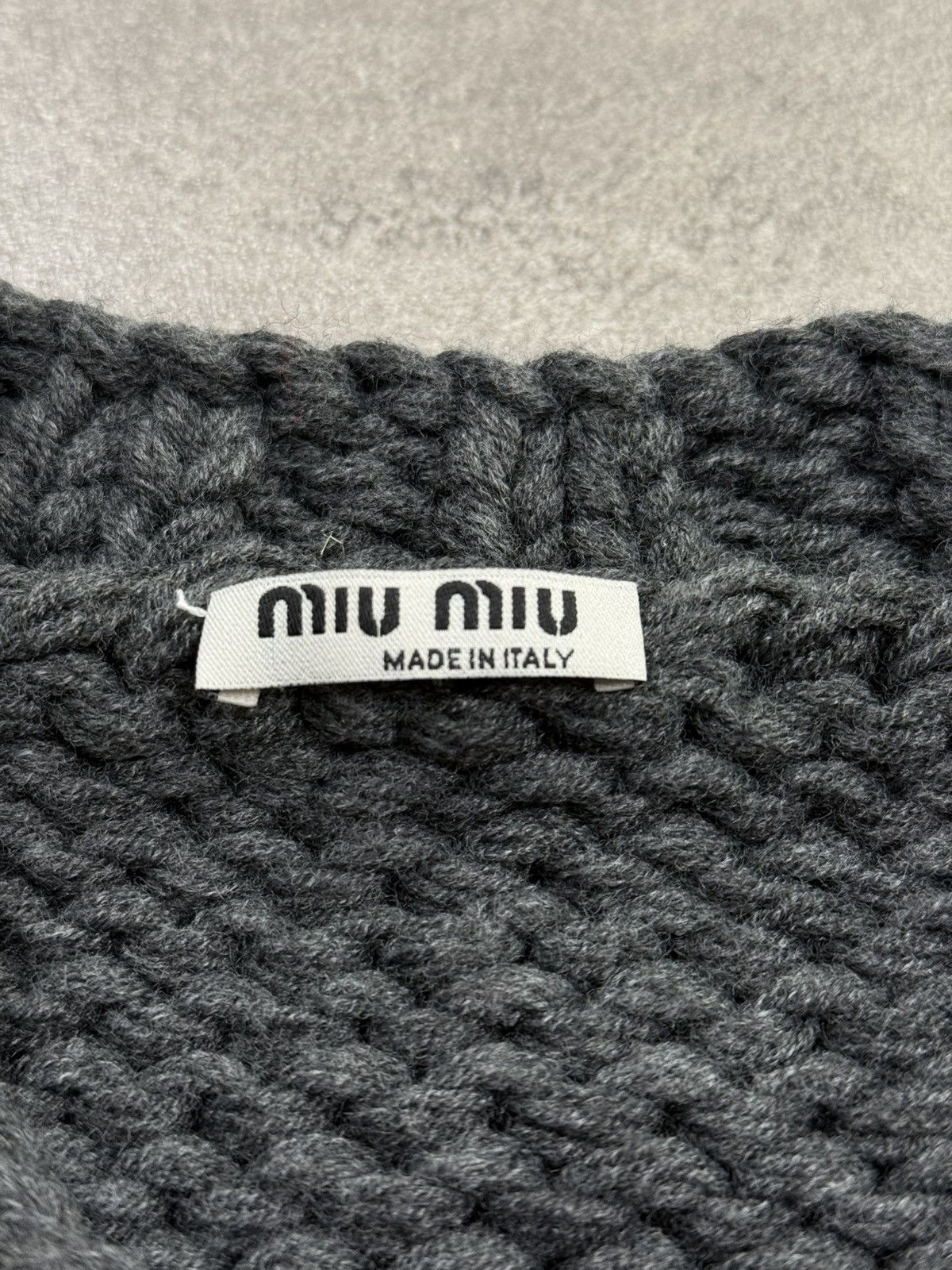 Miu Miu Miu Miu cardigan knitwear 2020s old money luxury Size L / US 10 / IT 46 - 6 Thumbnail