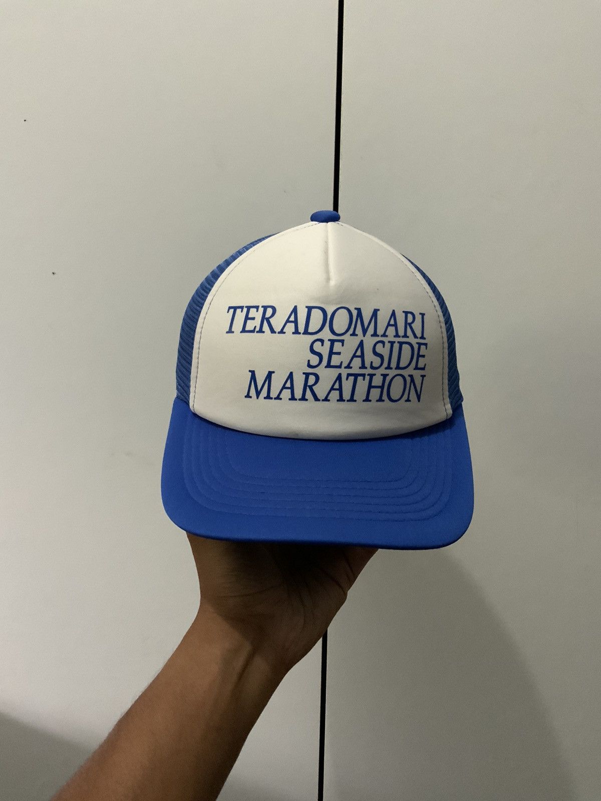 Japanese Brand Teradomari Seaside Marathon Trucker Hat Size ONE SIZE - 1 Thumbnail