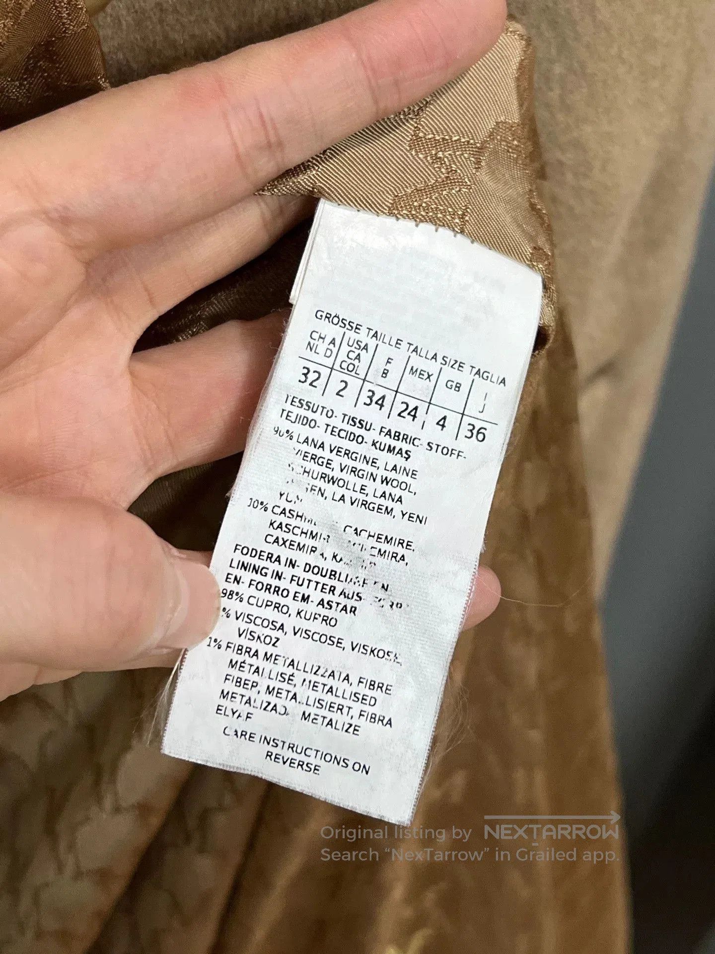 Max Mara maxmara beige coat with timeless elegance. Size XS / US 0-2 / IT 36-38 - 5 Thumbnail