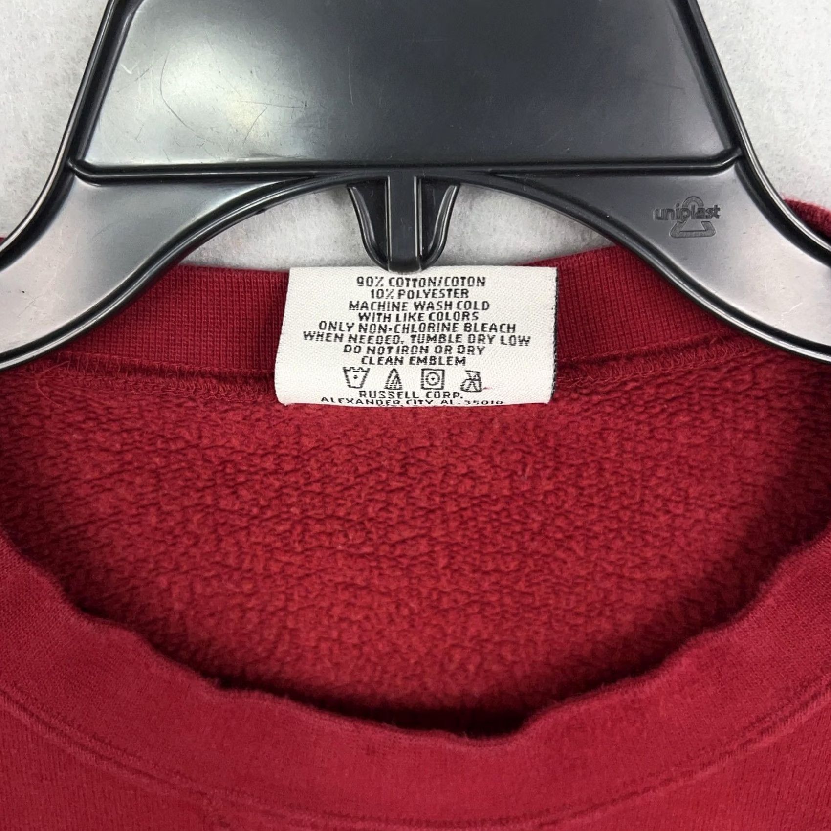 Russell Athletic VINTAGE Russell Sweatshirt Mens XL Red Crewneck Pro Cotton Embroidered Russell Athletic Sweatshirt Men XL Red Embroidered Cotton Pro Nike Size US XL / EU 56 / 4 - 5 Thumbnail