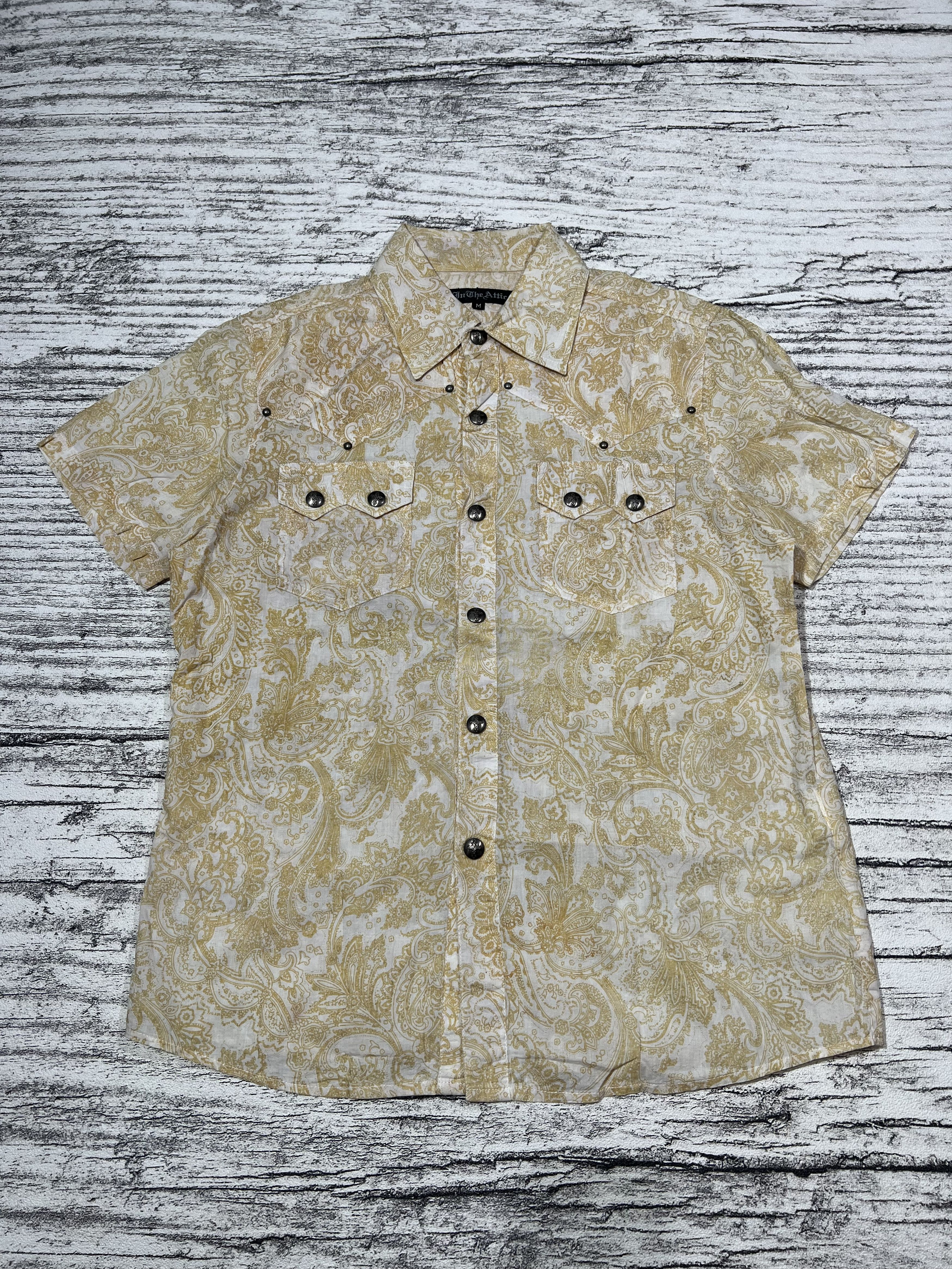 In The Attic 2000s In The Attic Paisley Western Snap Shirt y2k Lgb Ifsix Size US M / EU 48-50 / 2 - 1 Thumbnail