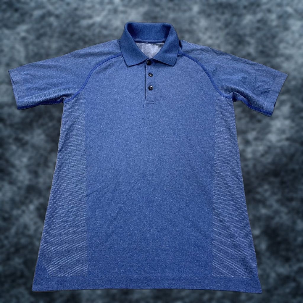 Lululemon Lululemon Polo Shirt Mens Small Blue Metal Vent Performance Golf Active Gym Logo Polo Shirt Mens S Blue Lululemon Metal Vent Golf Activewear Logo Size US S / EU 44-46 / 1 - 1 Thumbnail