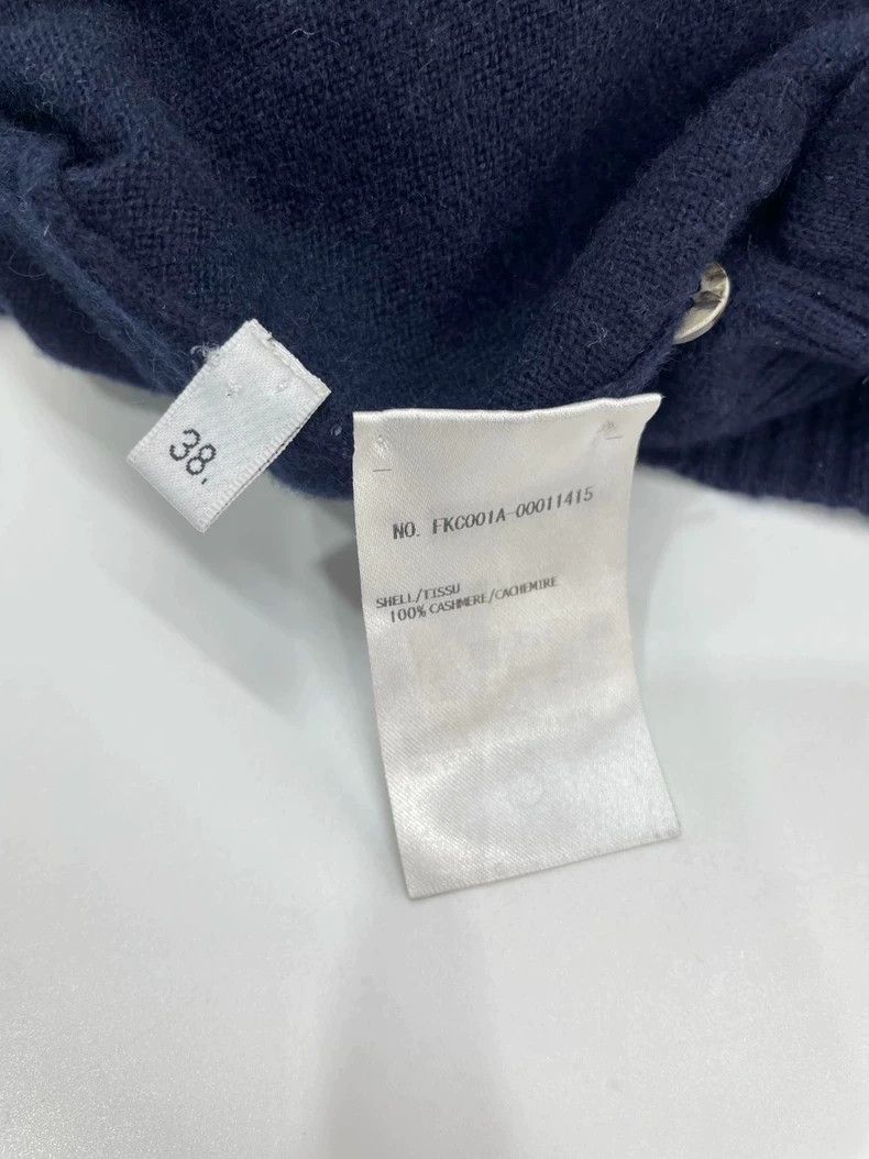 Thom Browne Thom browne Dark blue four-striped cashmere cardigan jacket Size XS / US 0-2 / IT 36-38 - 7 Thumbnail