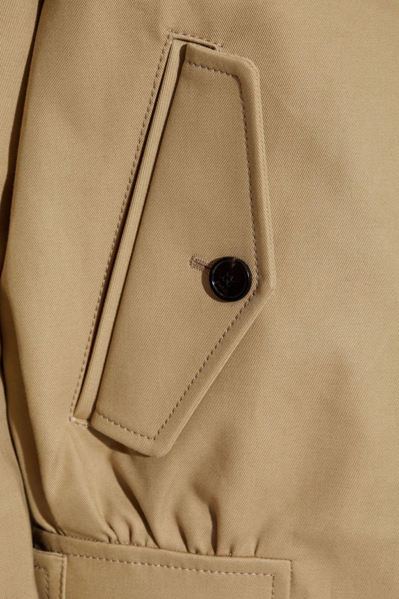 Gucci o1la5ras0526 Embossed Cotton Drill Bomber Jacket in Beige Size L / US 10 / IT 46 - 5 Thumbnail