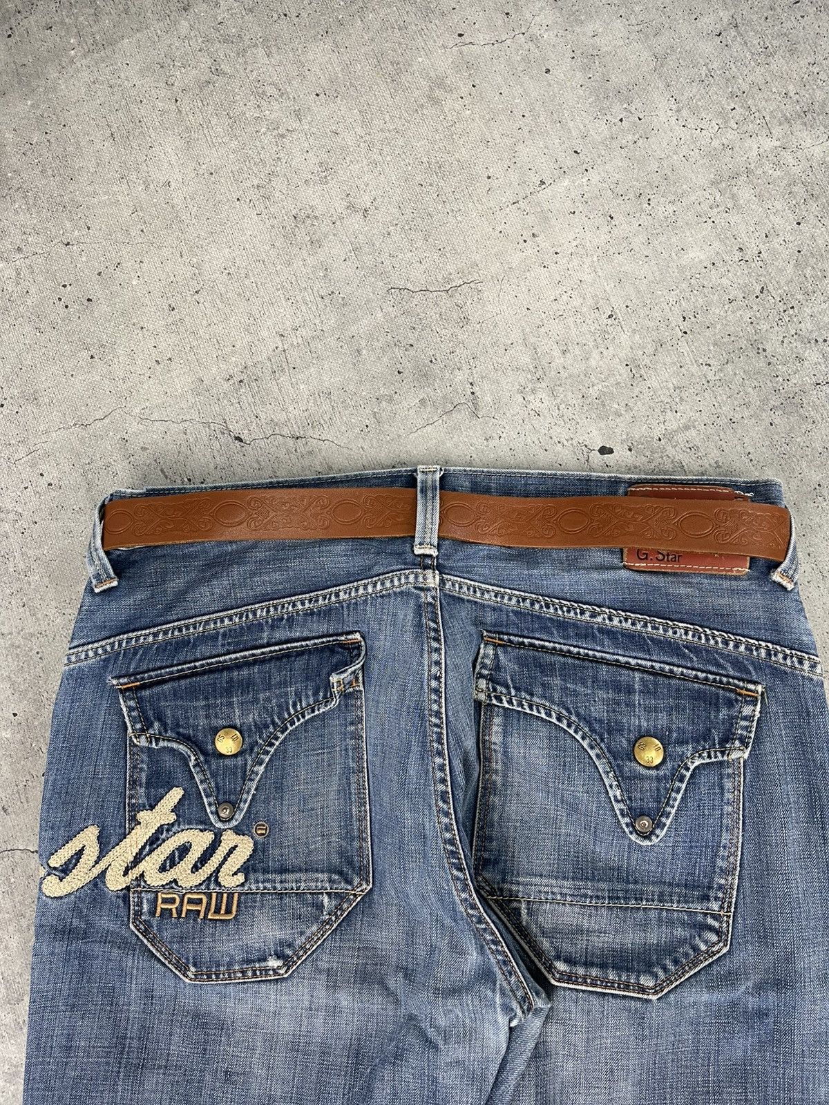 Japanese Brand Vintage Leather Y2K Avant-garde Distressed Brown Metal Belt Size ONE SIZE - 4 Thumbnail