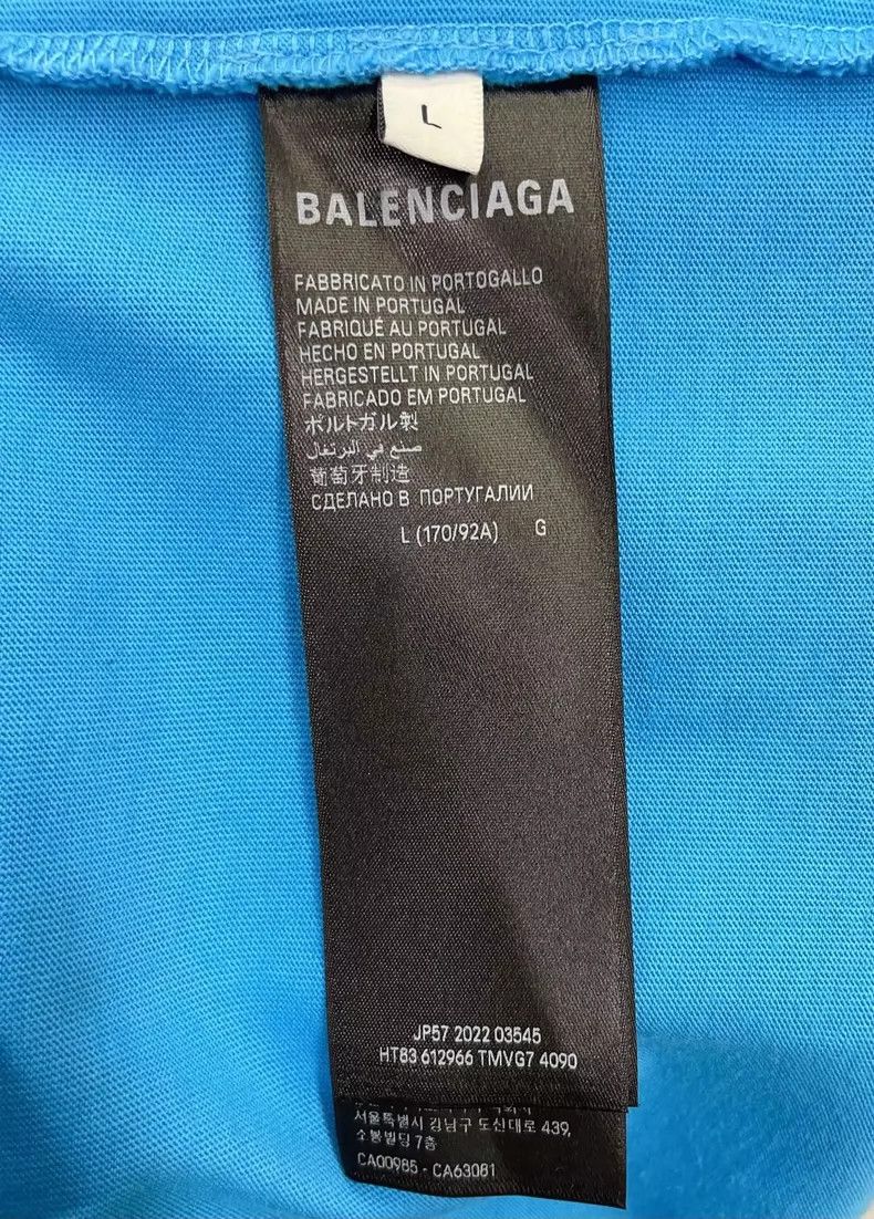 Balenciaga Balenciaga Round Neck Short T-Shirt Size US L / EU 52-54 / 3 - 6 Thumbnail
