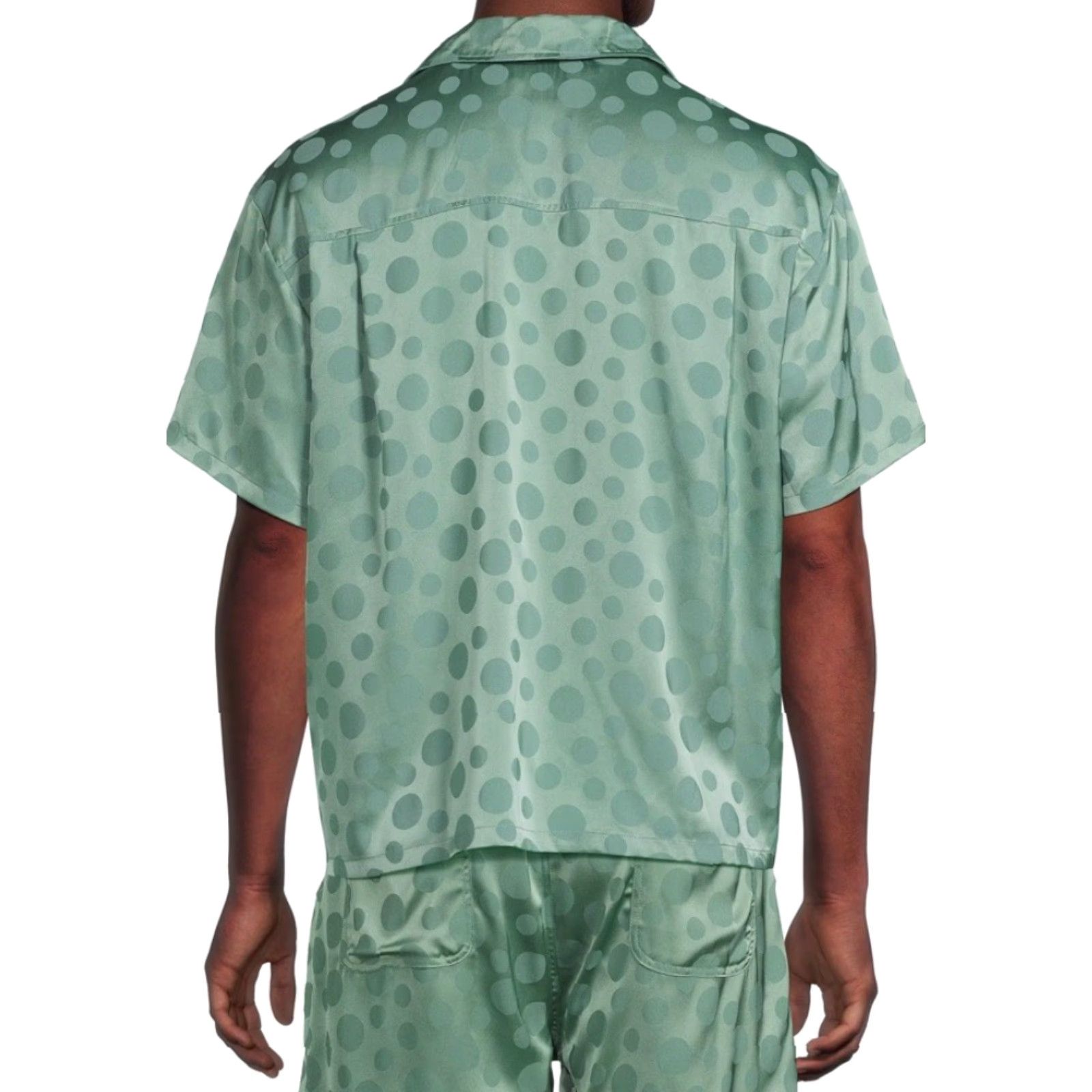 Honor the Gift Honor The Gift Men’s Century Camp Button-Up Shirt XL Green Polka Dot Short Sleeve Mens XL Green Polka Dot Shirt Size US XL / EU 56 / 4 - 3 Thumbnail