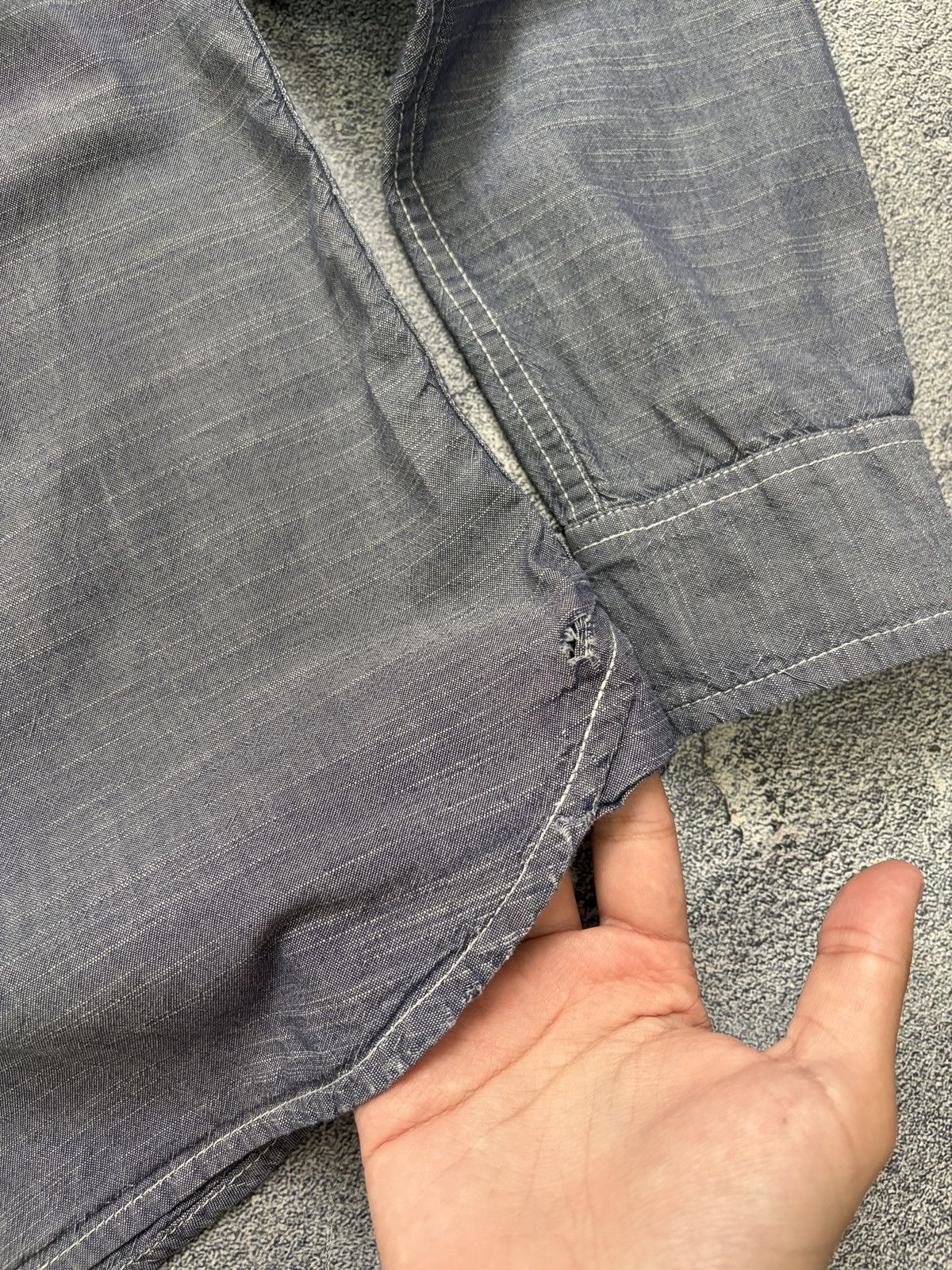 Von Dutch Von Dutch Kustom Kulture Shirt Grey Chambray Motorcycle XL Size US XL / EU 56 / 4 - 13 Thumbnail