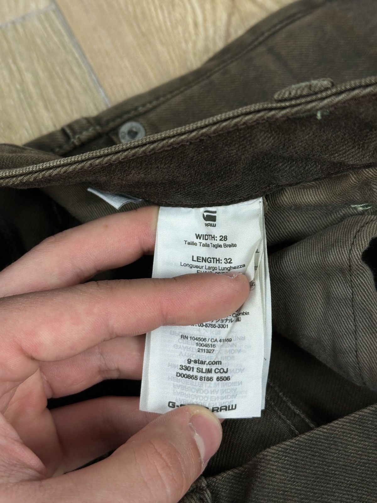 G-Star NEW🏷️ G-Star Raw 3301 Slim Coj Denim Jeans Size US 28 / EU 44 - 7 Thumbnail