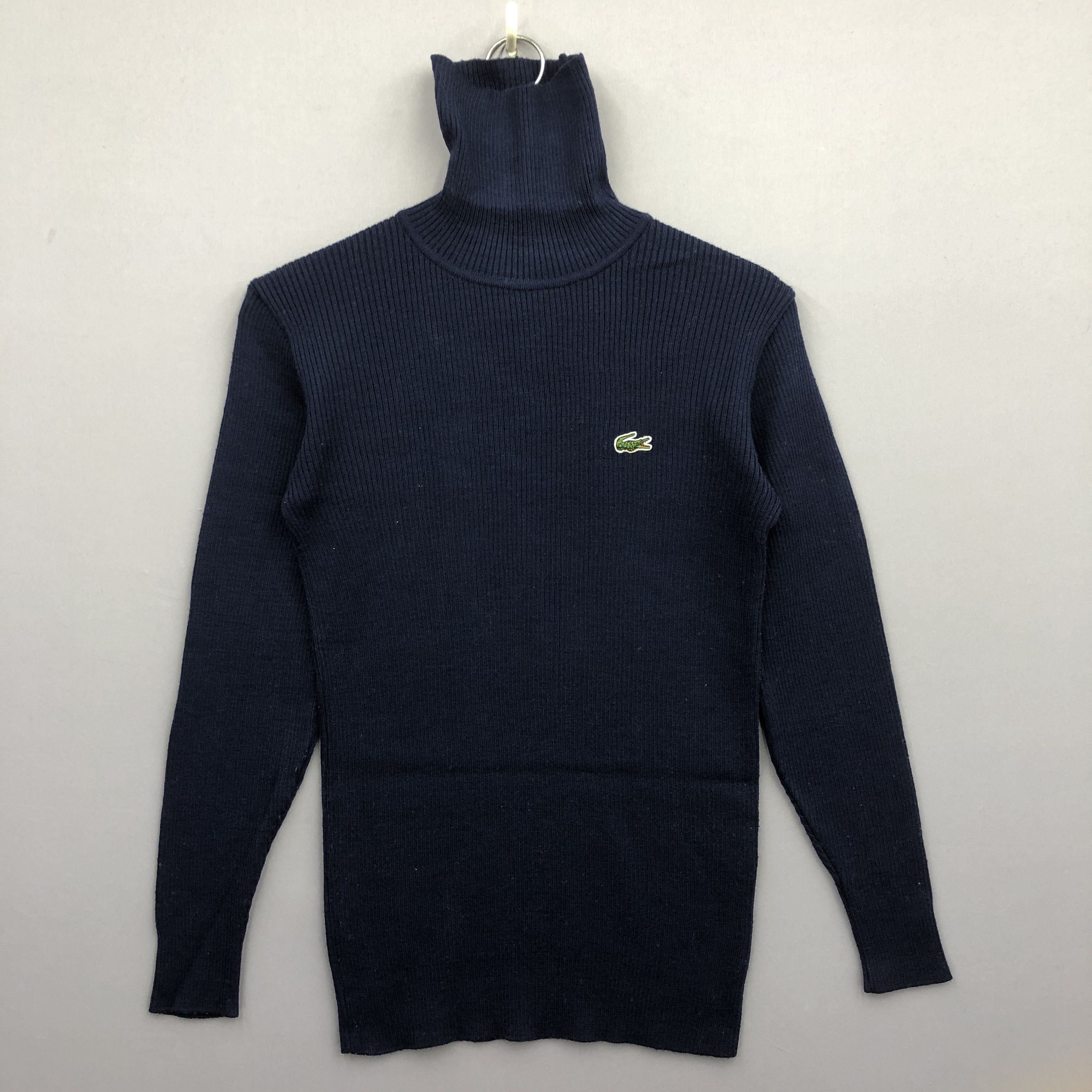 Lacoste × Vintage Vintage Lacoste Turtleneck Knit Sweater Sweatshirt Jumper Size US S / EU 44-46 / 1 - 2 Thumbnail