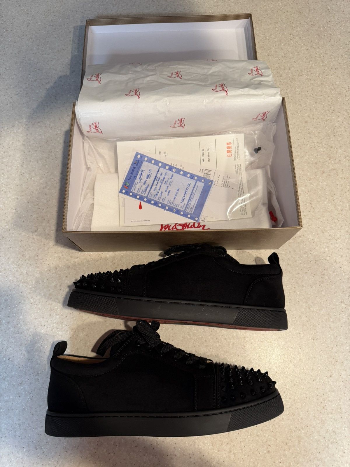 Christian Louboutin Christian Louboutin Men's Louis Junior Spikes Size 45 Size US 11.5 / EU 44-45 - 1 Thumbnail