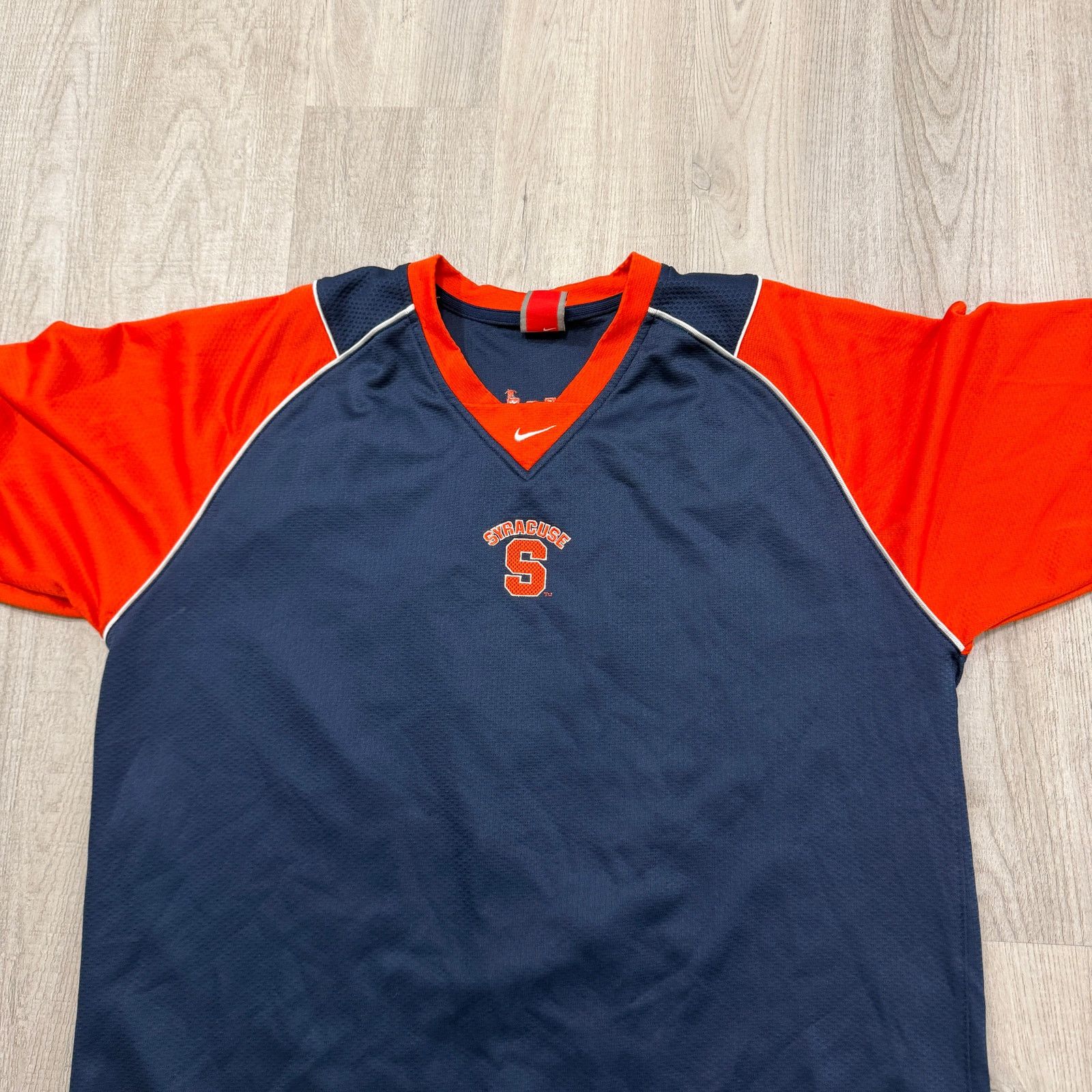 Nike Vintage Nike Syracuse Orange Shirt Men's XL Blue Center Size US XL / EU 56 / 4 - 2 Thumbnail