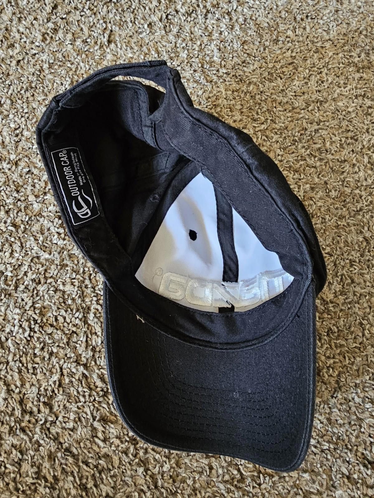 Mandarina Duck Mazda Adjustable Hook & Loop Baseball Hat Black Size ONE SIZE - 5 Thumbnail