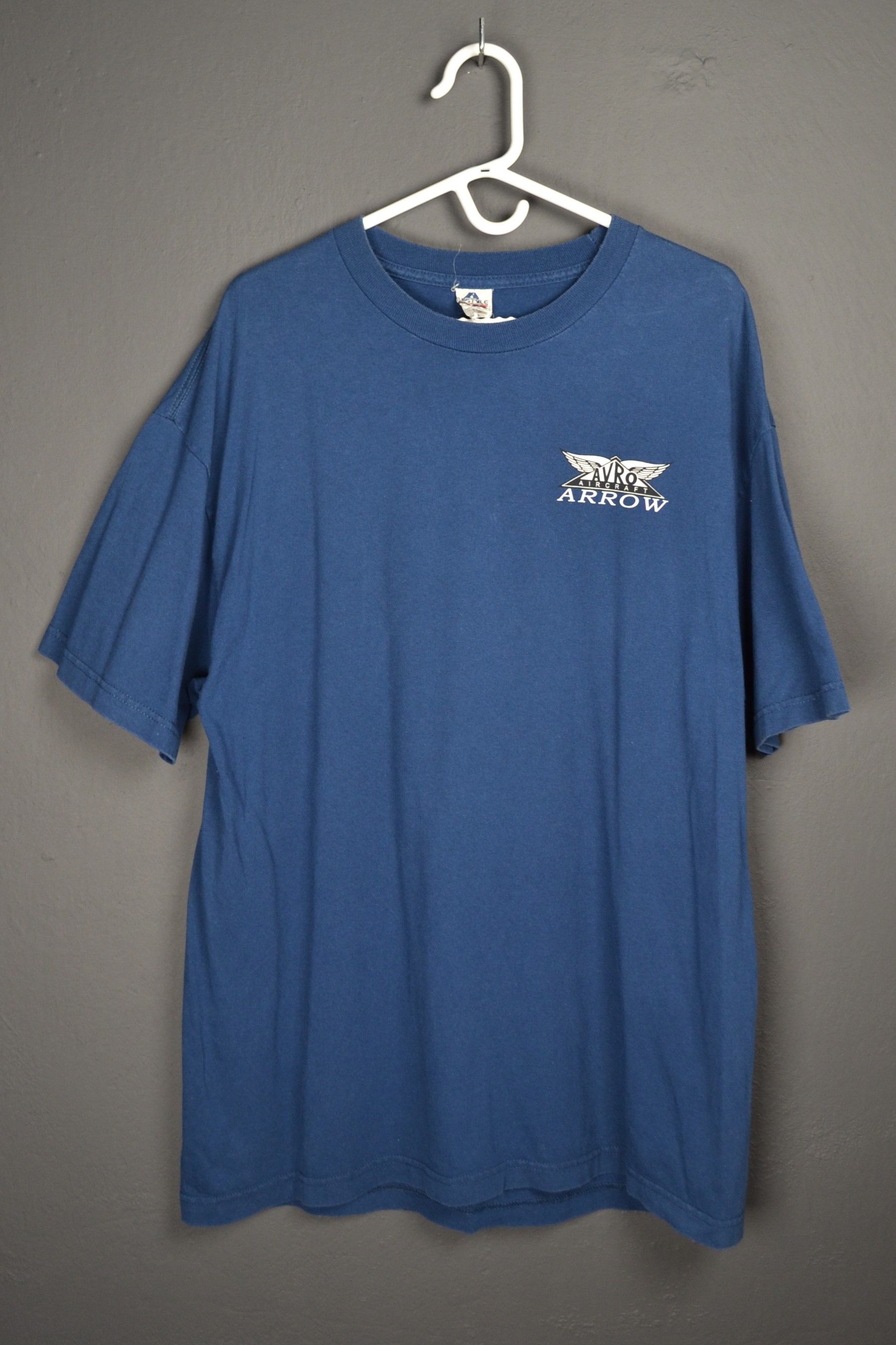 Vintage 2000s Avro Aircraft Arrow Super Sonic Jet t-shirt XL Size US XL / EU 56 / 4 - 4 Thumbnail