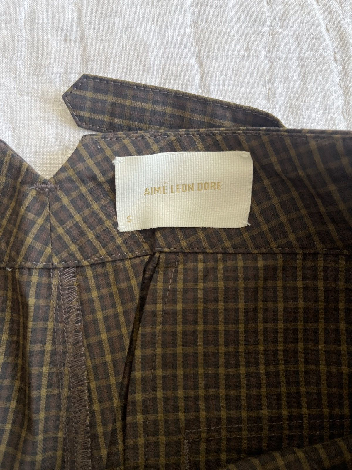 Aime Leon Dore Aime Leon Dore Unisex Plaid Nylon Trouser (Small) Size US 30 / EU 46 - 4 Thumbnail