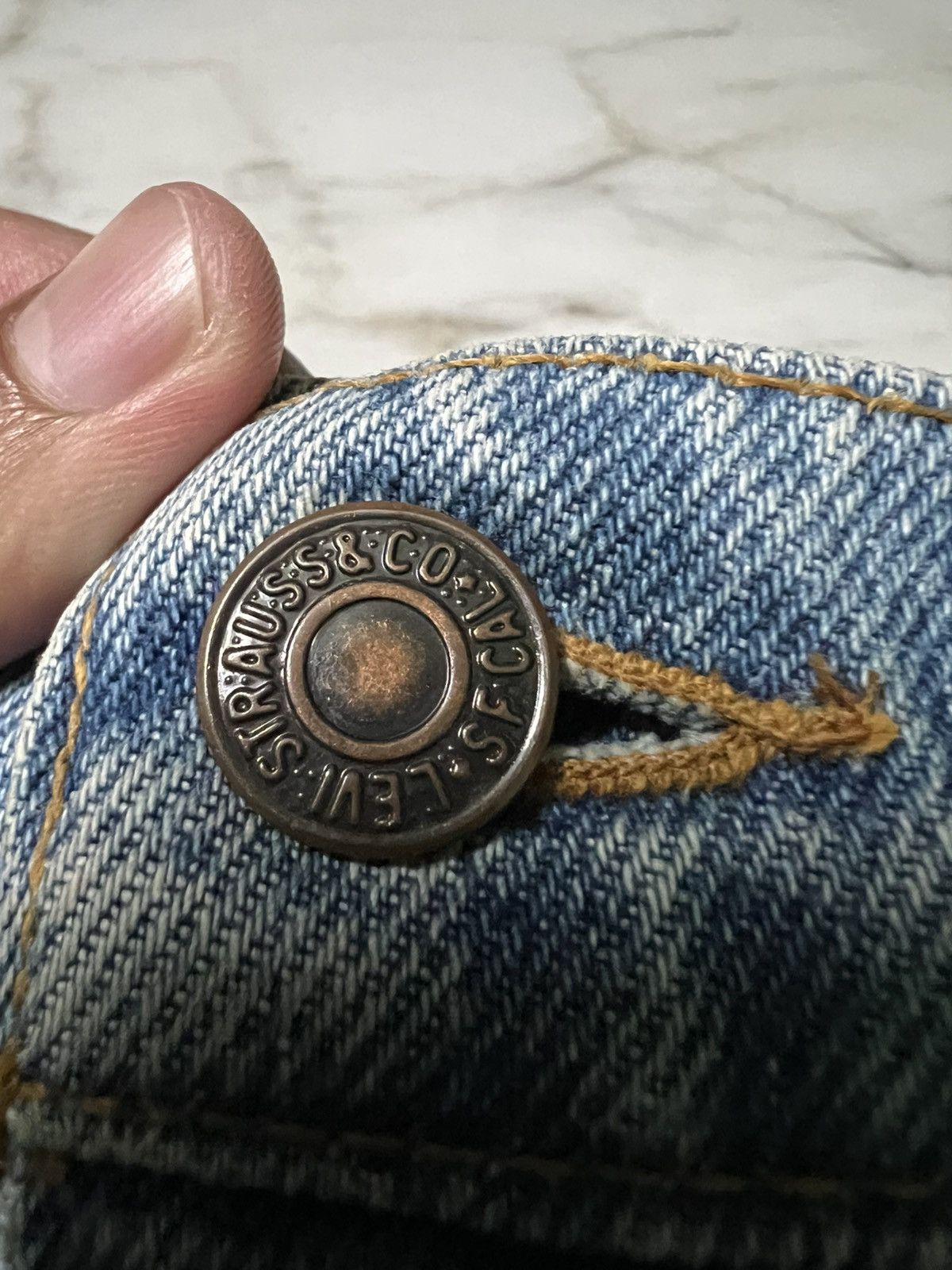 Levi's × Vintage 💥Crazy Vintage 90’s Levis 610 Mud Wash Jean Size US 30 / EU 46 - 8 Thumbnail