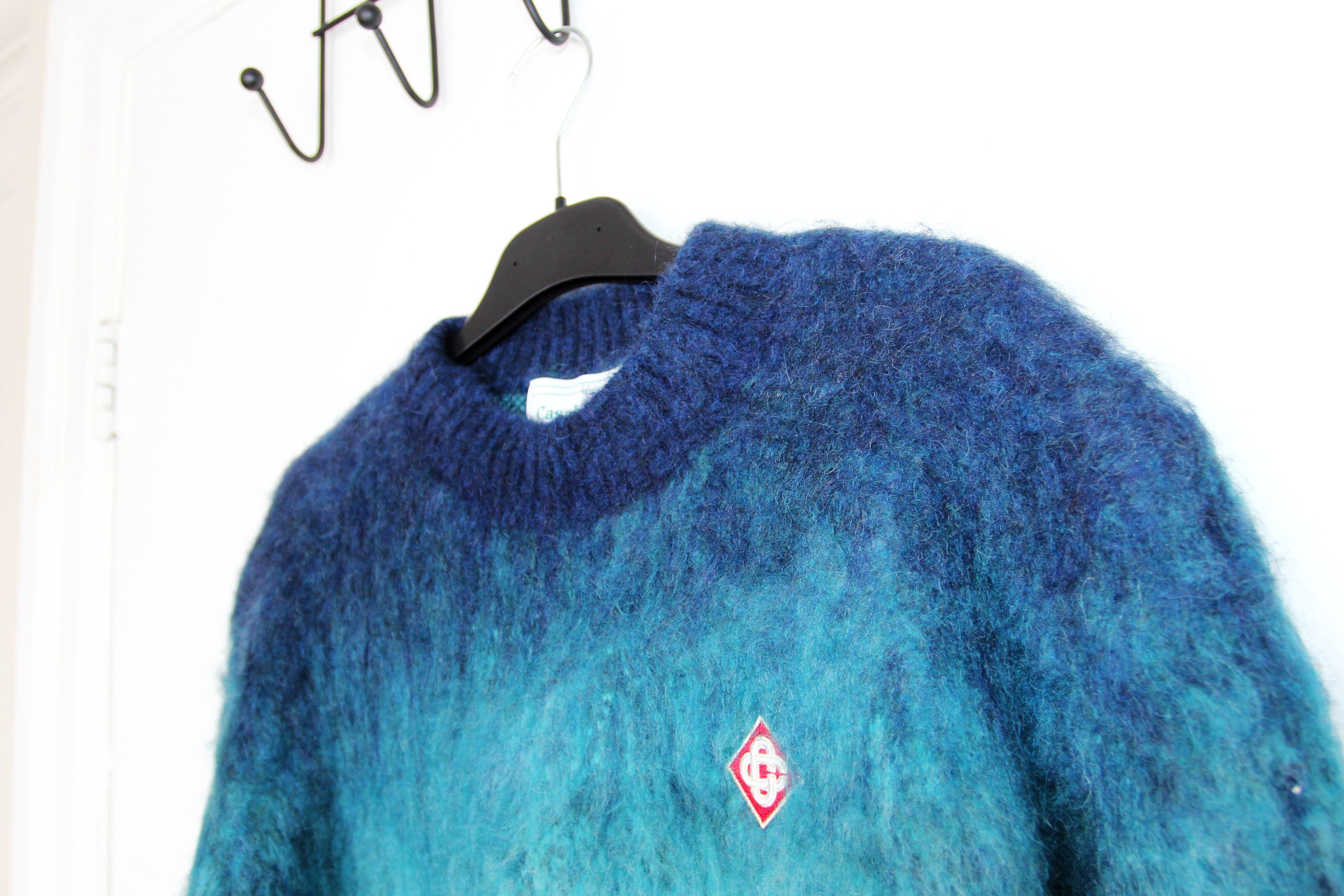 Casablanca BNWT AW24 CASABLANCA GRADIENT MOHAIR SWEATER L Size US L / EU 52-54 / 3 - 4 Thumbnail