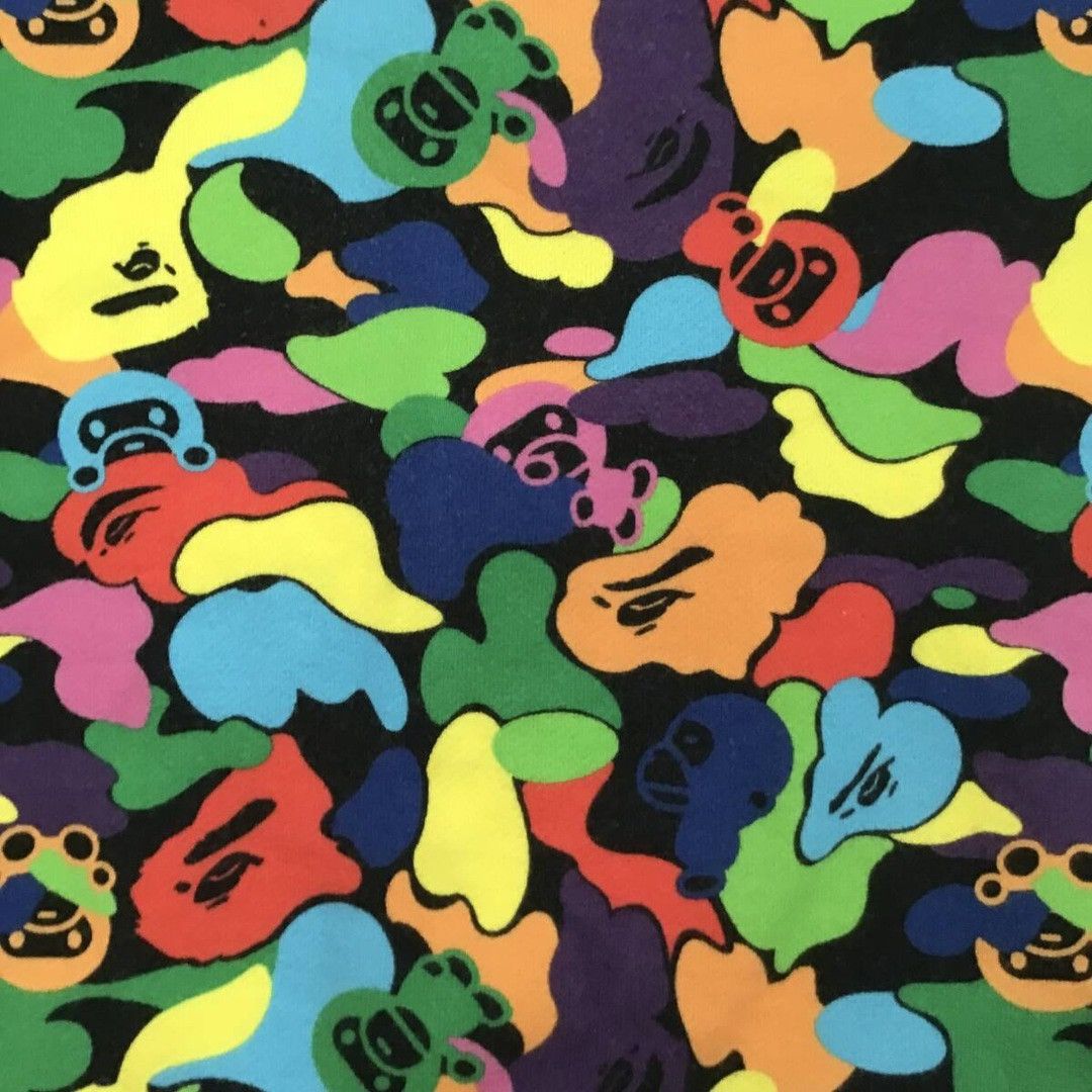 Bape BAPE Milo Multi camo Shark Full Zip Hoodie a bathing ape Size US XL / EU 56 / 4 - 7 Thumbnail