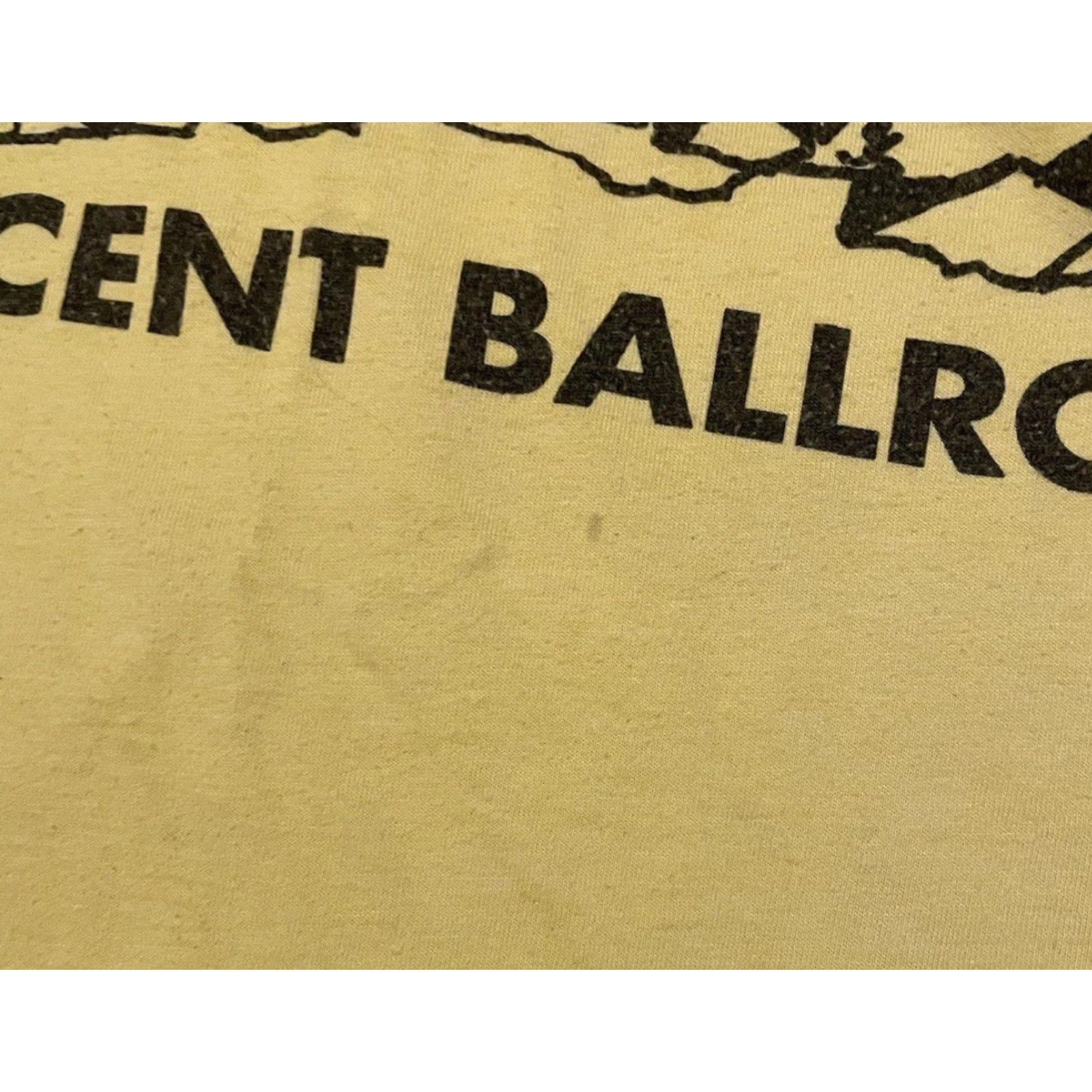 Vintage VINTAGE Crescent Ballroom Faded shirt XL Arizona Bar Cactus Beer Biker Grunge Y2K Cowboy Rock/Harley 80s Yellow T-Shirt Mens Size US XL / EU 56 / 4 - 7 Thumbnail