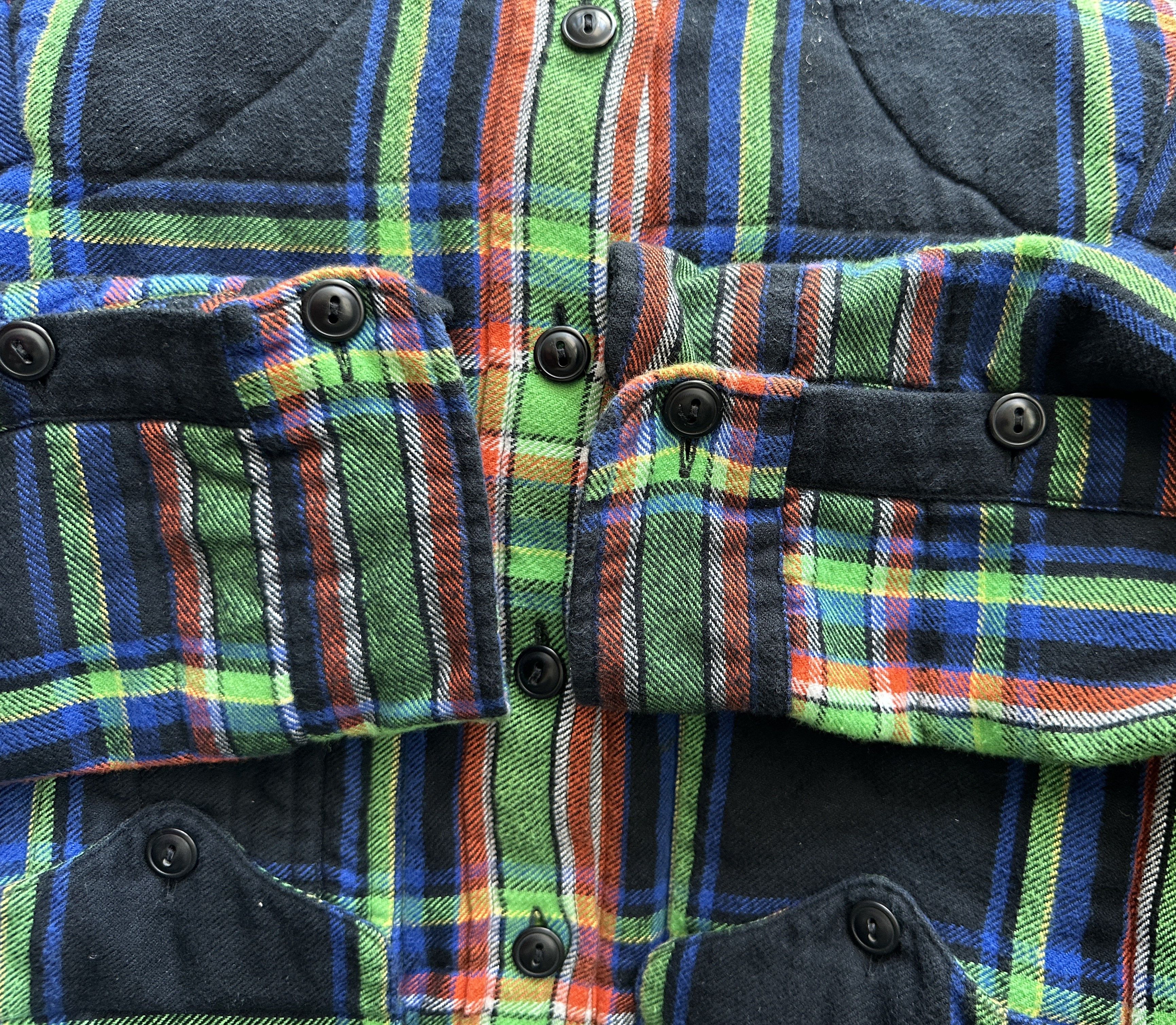 Polo Ralph Lauren POLO RALPH LAUREN Green Plaid Flannel Button Up Shirt Jacket Size US L / EU 52-54 / 3 - 15 Thumbnail