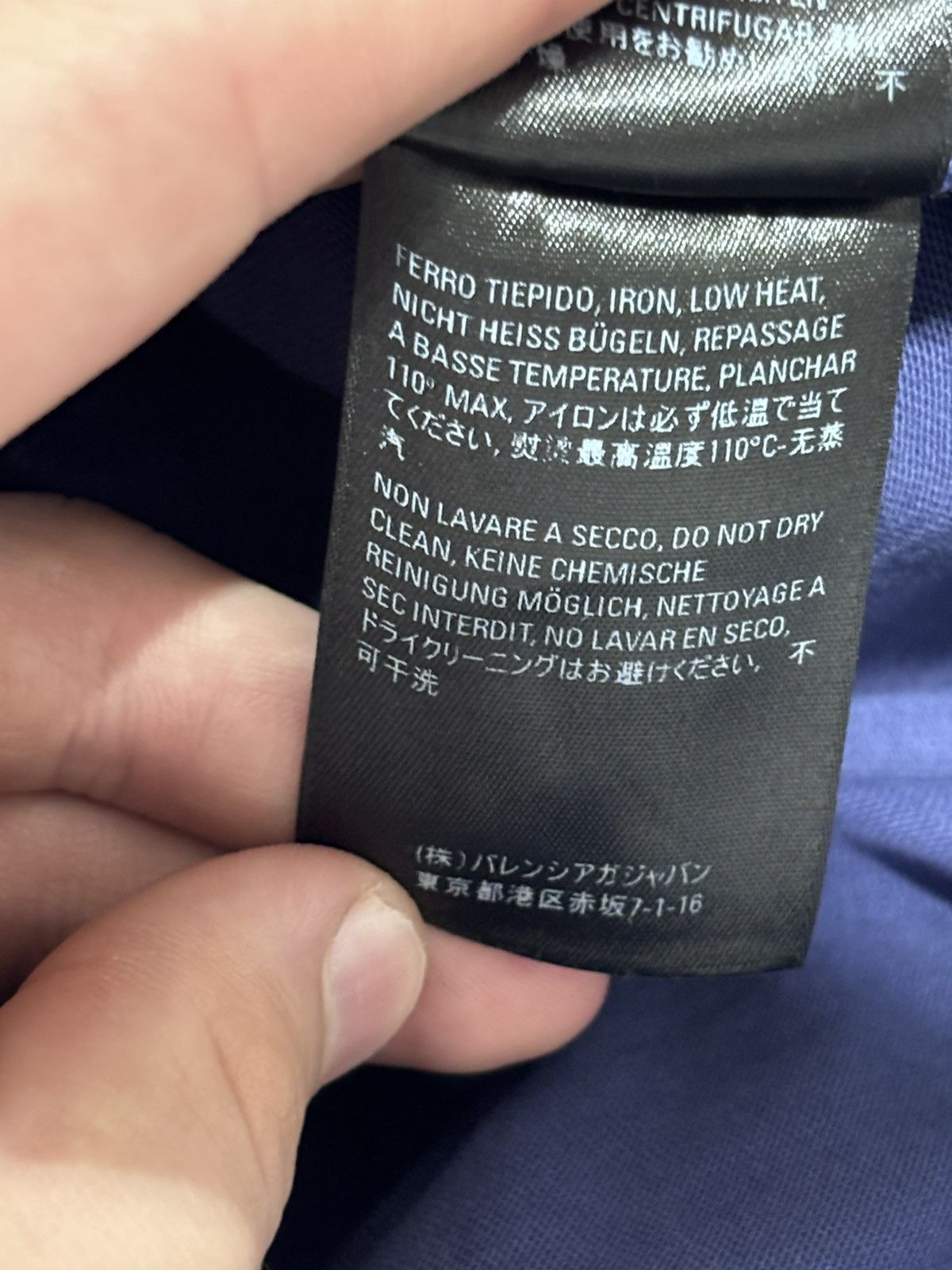 Balenciaga Balenciaga Recycle Blue Tee Size US XS / EU 42 / 0 - 10 Thumbnail