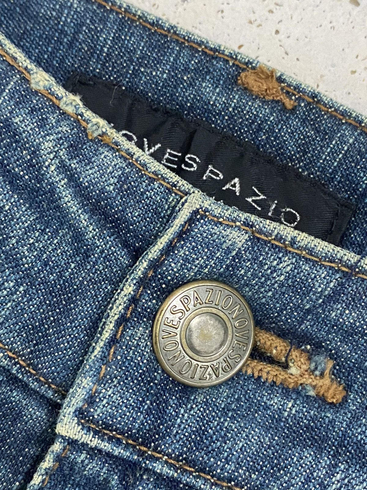 Japanese Brand Novespavio Noboru Yamafuji Emblishh Pocket Mud Washed Size US 28 / EU 44 - 8 Thumbnail