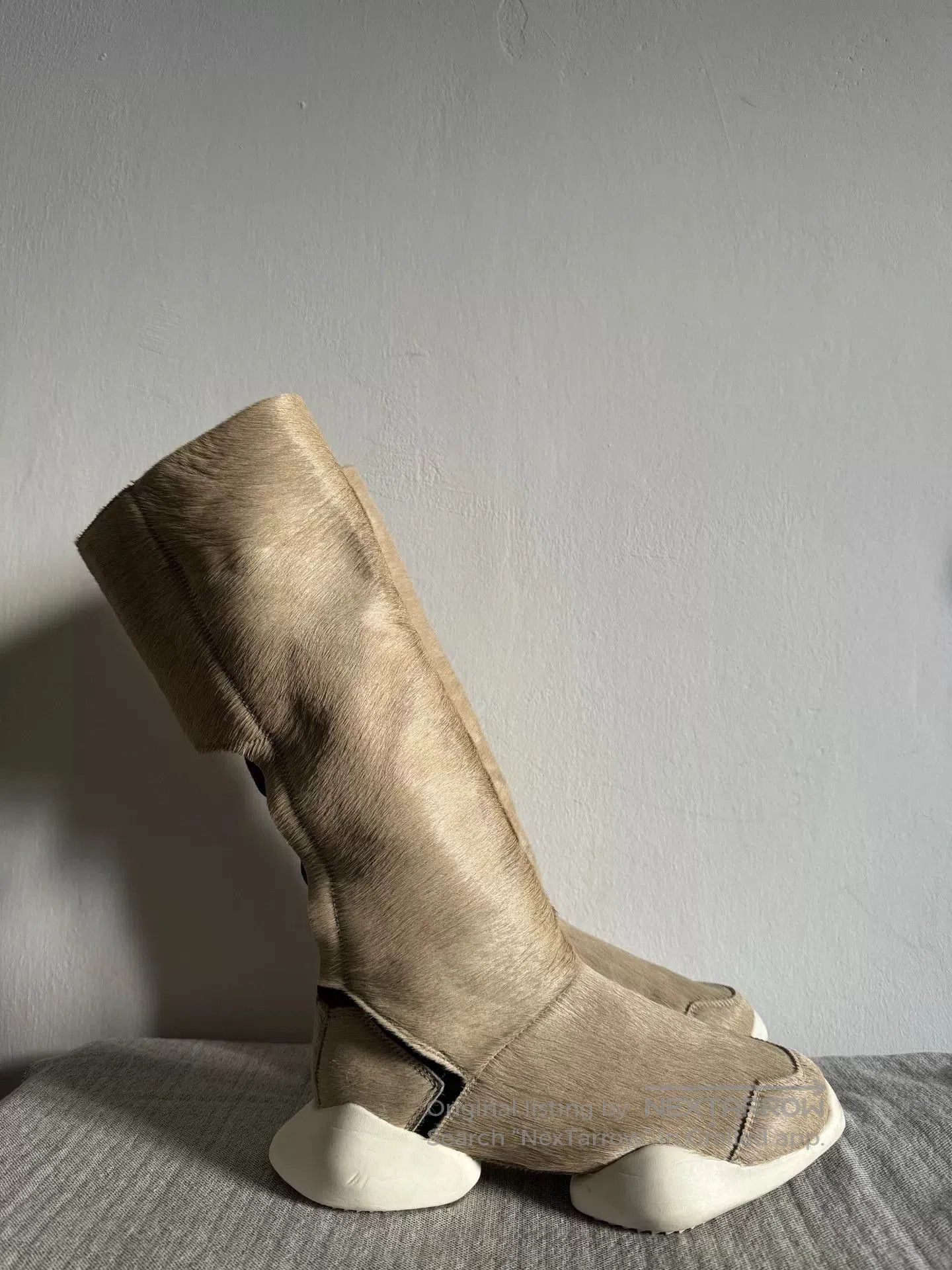 Rick Owens rick owens x adidas high-top boots. Size US 7.5 / EU 40-41 - 4 Thumbnail