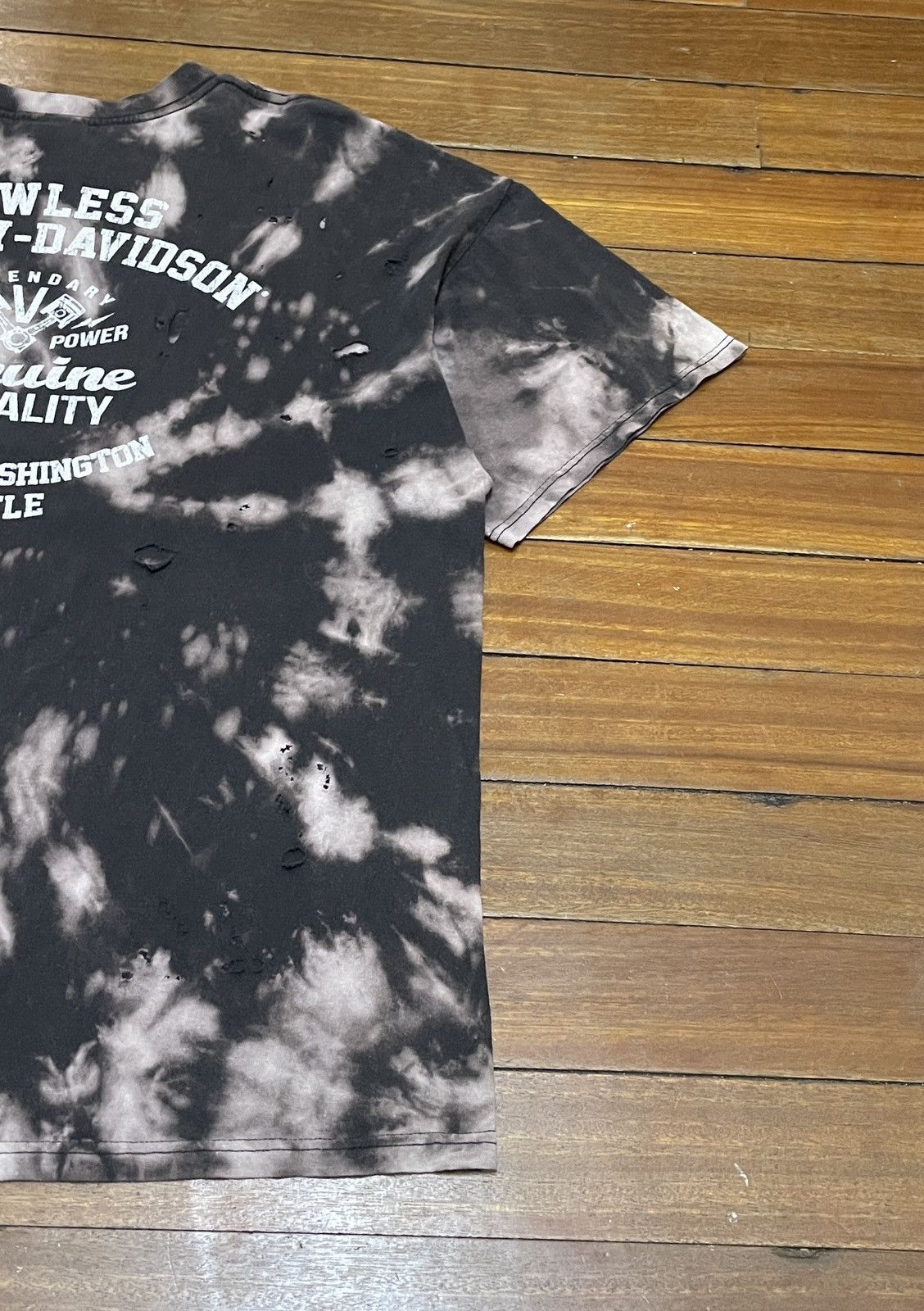 Harley Davidson × Vintage Rare Design Vintage Harley Davidson Distressed T-shirt 2000s Size US XXL / EU 58 / 5 - 8 Thumbnail