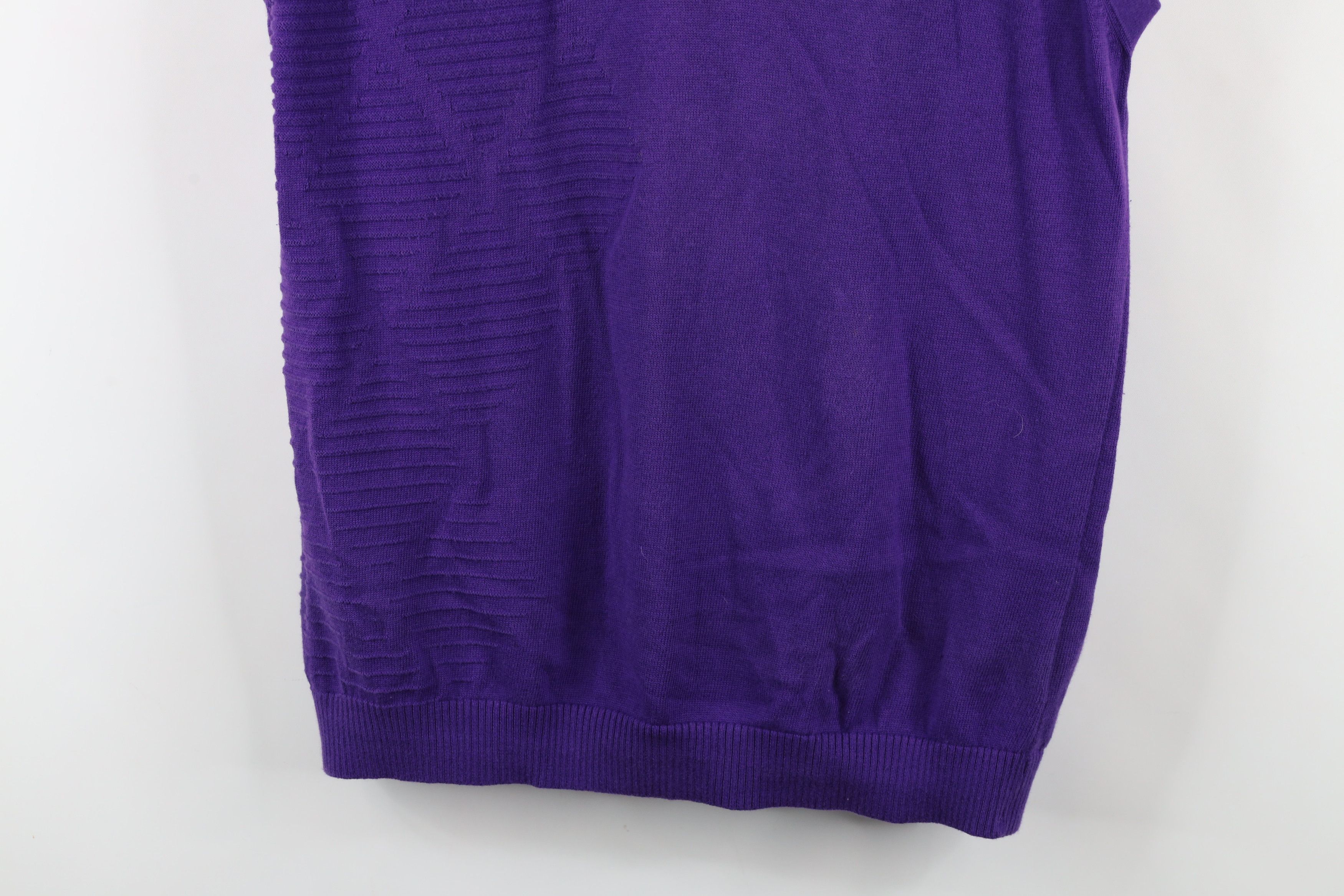Nike × Vintage Vintage Nike Tiger Woods Diamond Knit Golf Sweater Vest Size US L / EU 52-54 / 3 - 3 Thumbnail