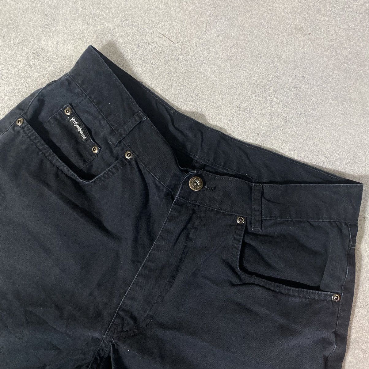 Yves Saint Laurent Black YSL Jeans Pants Yves Saint Laurent Jeans Size US 30 / EU 46 - 7 Thumbnail
