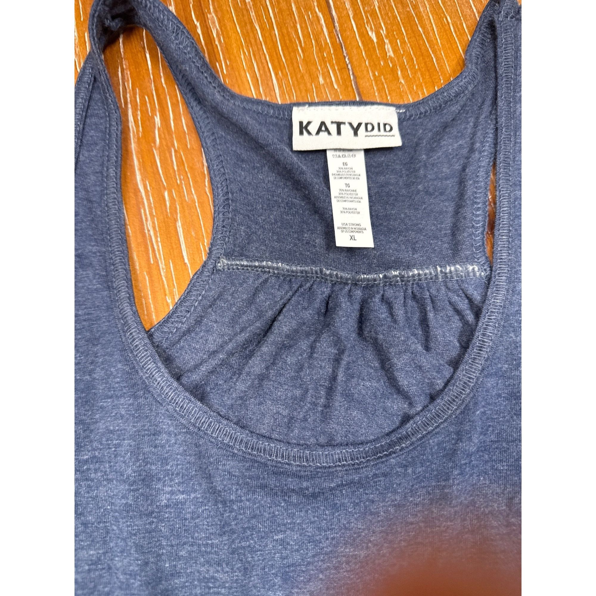 Other KatyDid "Tired As A Mother" Womens Racerback Tank Top XL Hea Size XL / US 12-14 / IT 48-50 - 2 Thumbnail