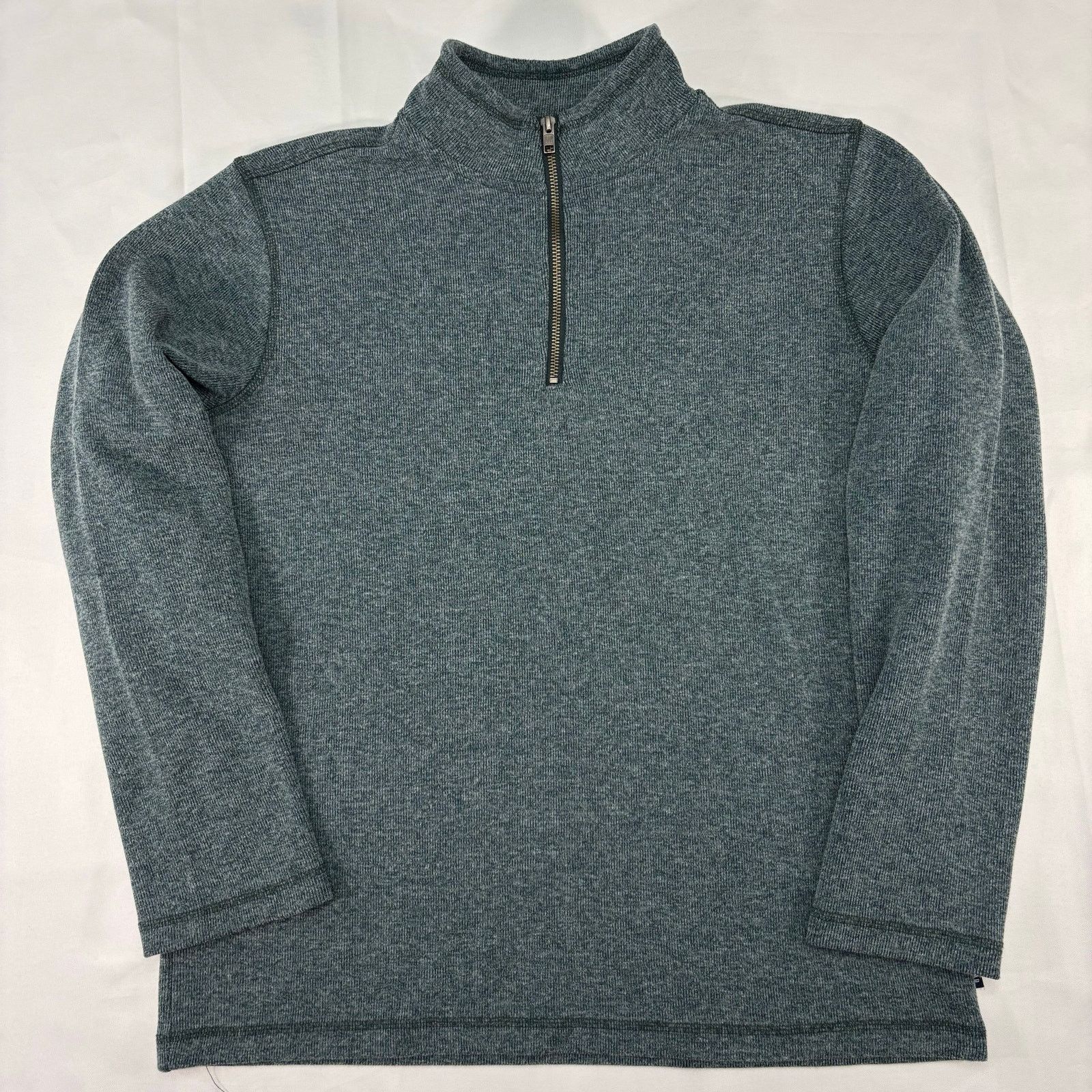 Gap Gap Forest Green Quarter Zip Mock Neck Pullover Sweater L Size US L / EU 52-54 / 3 - 1 Thumbnail