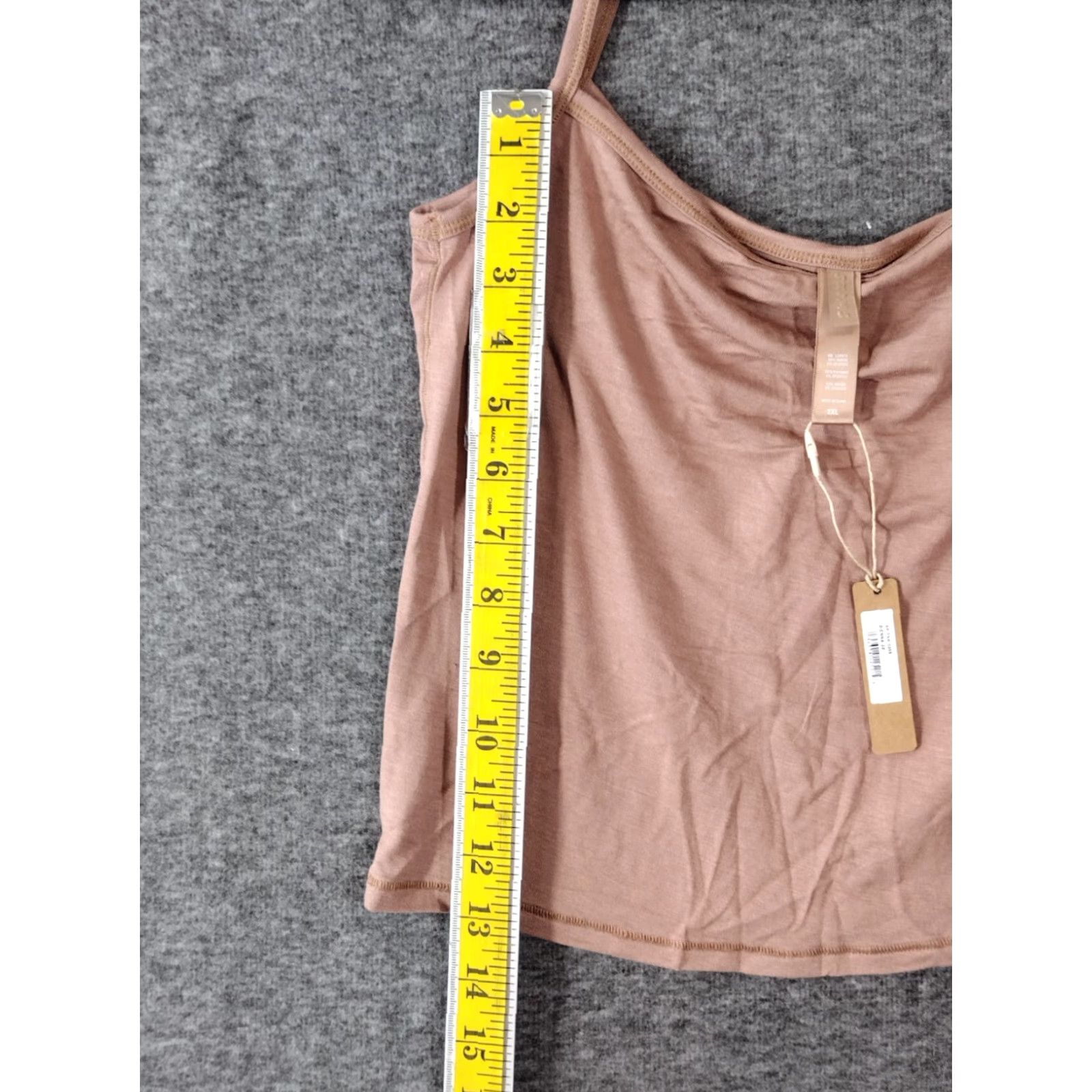 SKIMS Skims Sleepwear Women's Sleep Tank Camisole Sienna 2XL AP-TNK-0209 Sleeveless Night Tank Size ONE SIZE - 4 Thumbnail