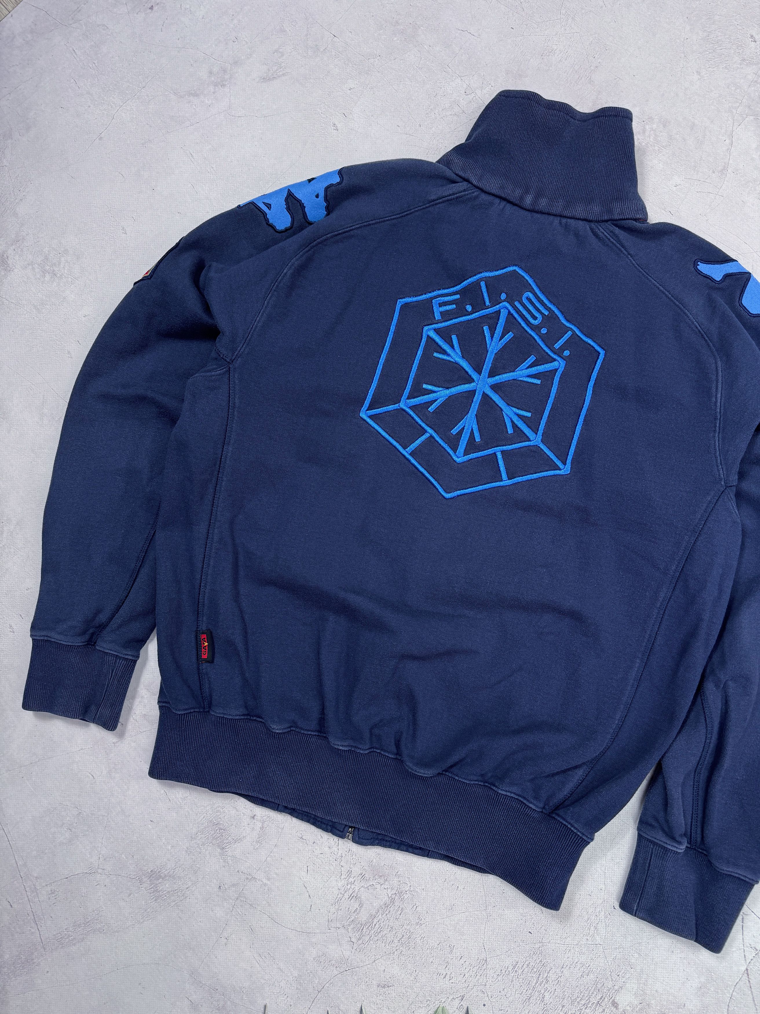 Kappa F.I.S.I. Italy Olympic Ski Team Track Jacket by Kappa Size US L / EU 52-54 / 3 - 20 Thumbnail