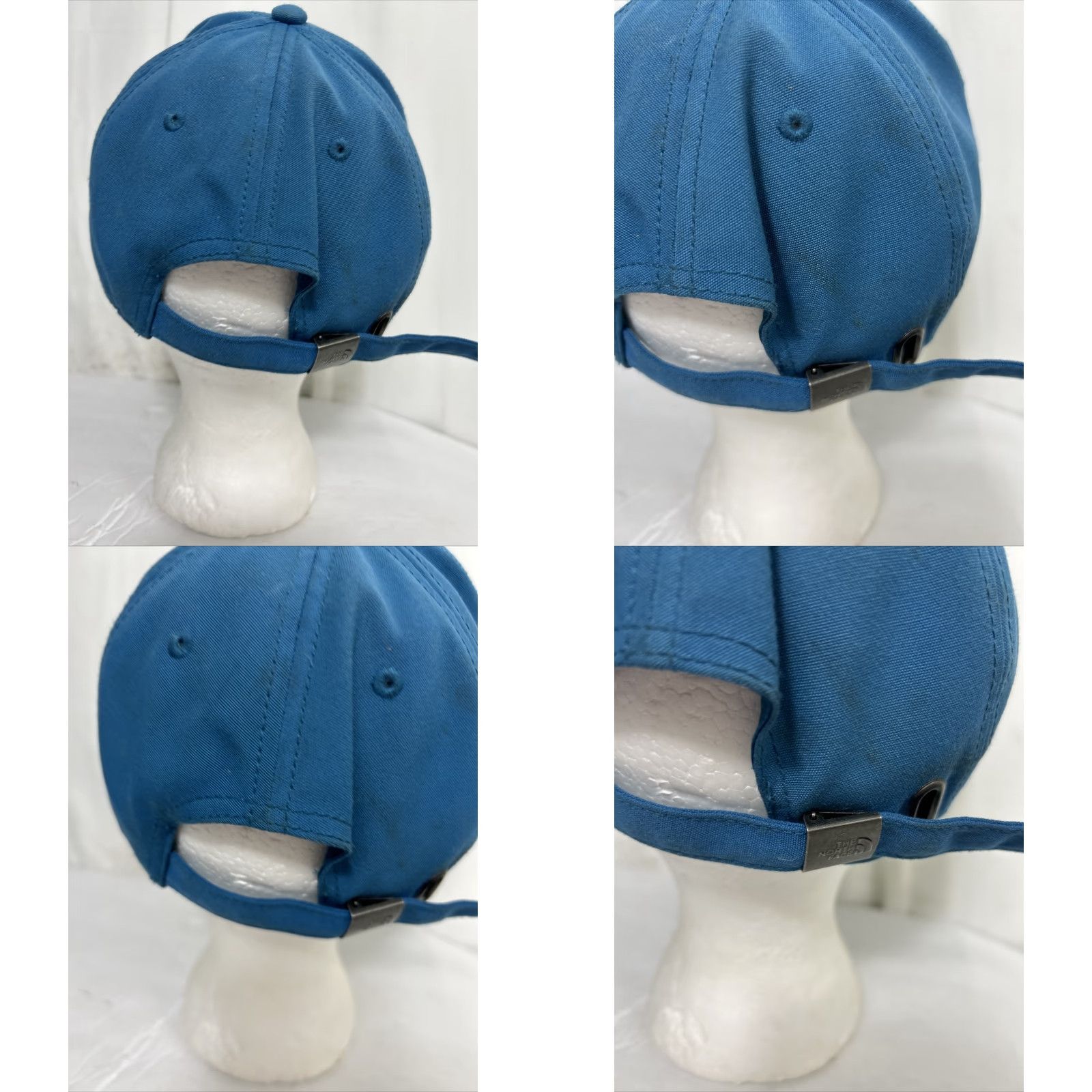 The North Face VINTAGE The North Face Teal Strap Back Hat Adjustable One Size Fits Most Dad Hat Stains Size ONE SIZE - 8 Thumbnail