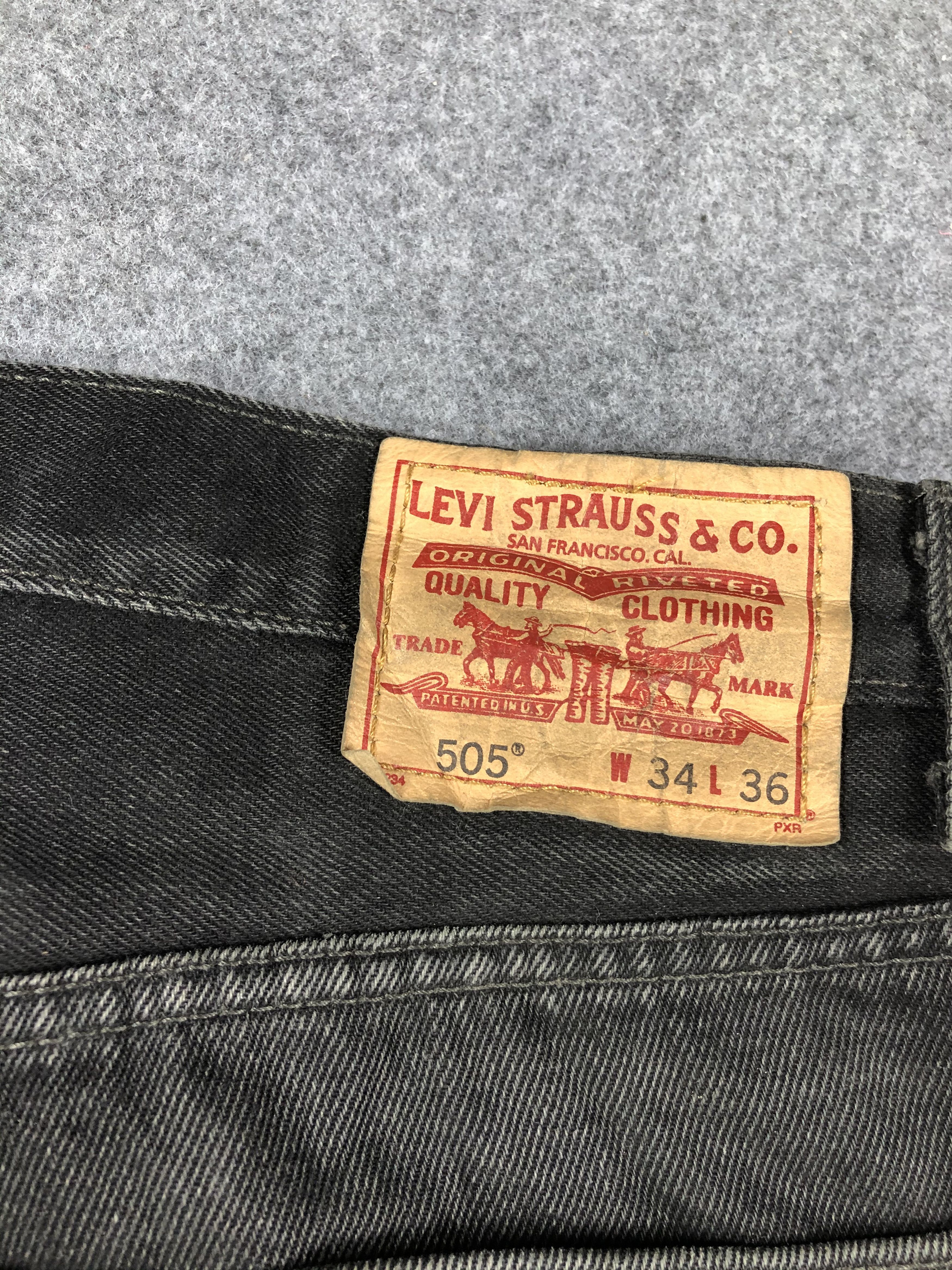 Levi's × Vintage Vintage Levis Jeans Lot 505-JM670 Size US 36 / EU 52 - 5 Thumbnail