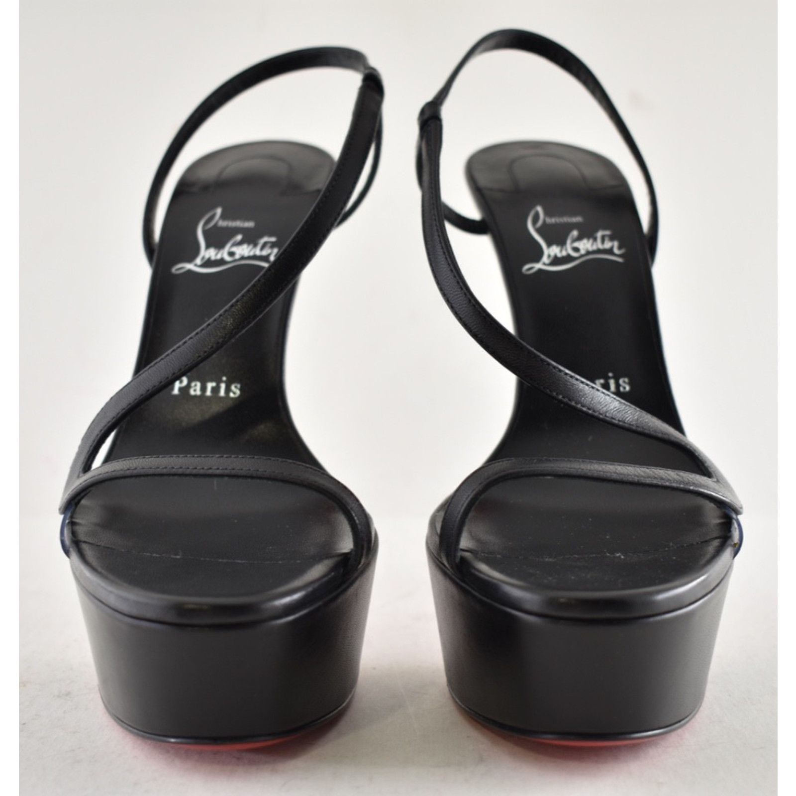 Christian Louboutin Christian Louboutin Rosalie Alta 150 Black Strap Platform Size US 11 / IT 41 - 7 Thumbnail