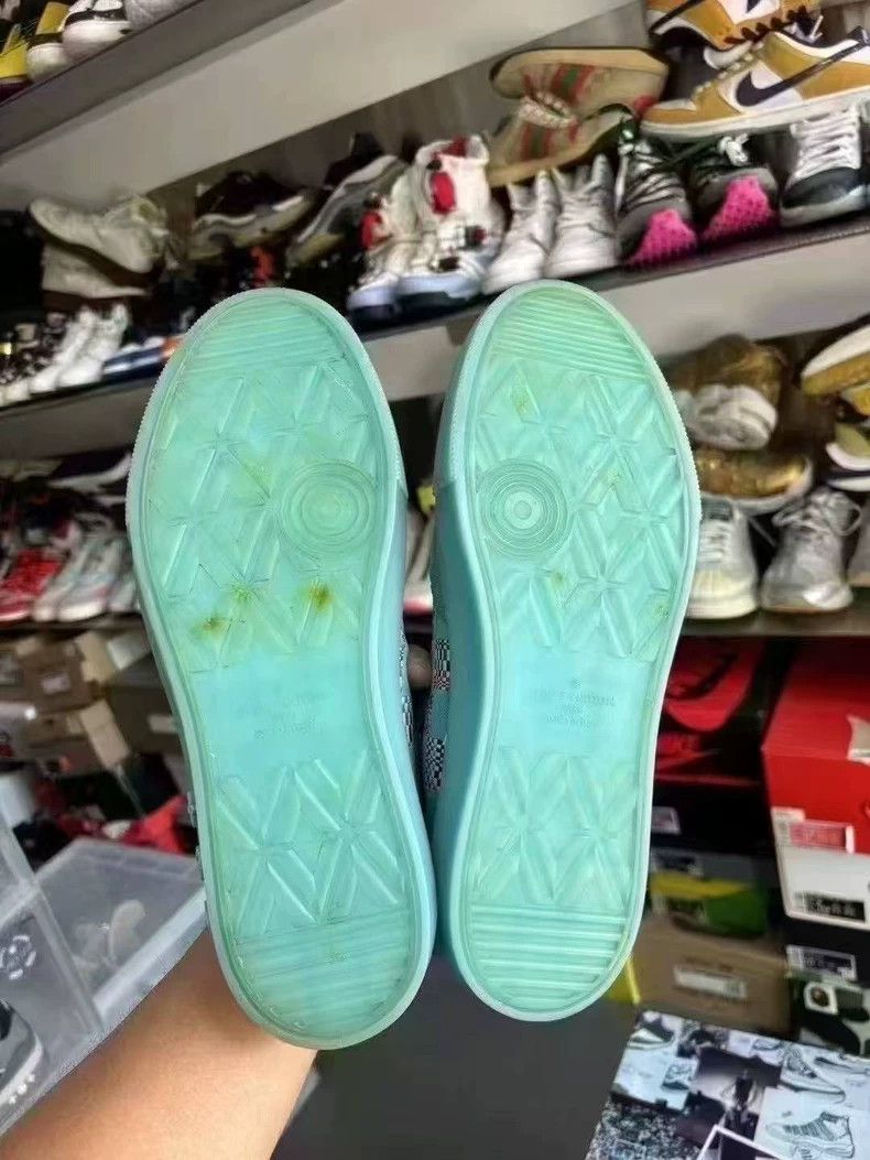 Louis Vuitton louis vuitton ollie men's blue sneakers-2508 Size US 9 / EU 42 - 7 Thumbnail