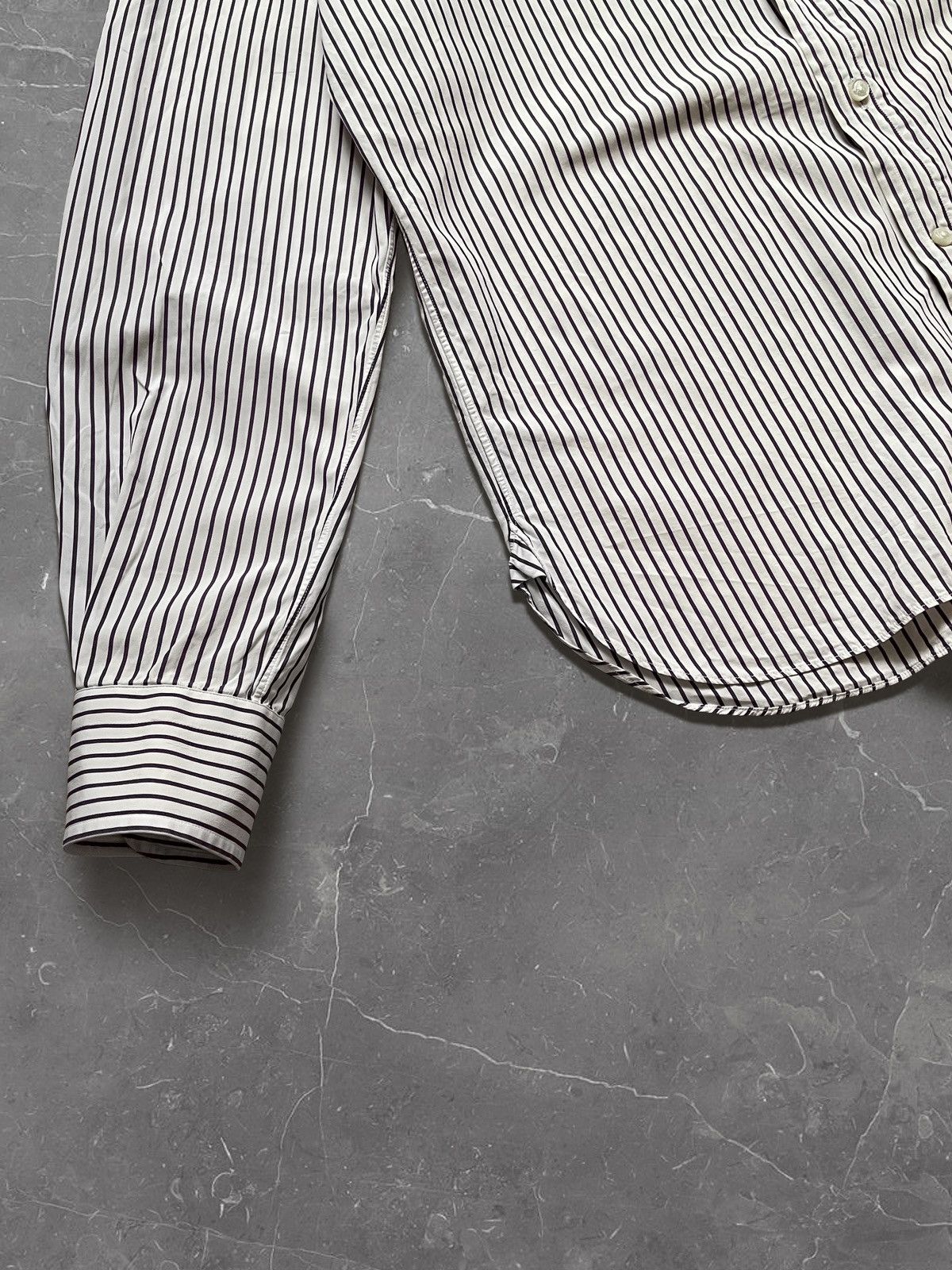 RRL Ralph Lauren × Ralph Lauren Purple Label Ralph Lauren Purple Label Striped Shirt Size US M / EU 48-50 / 2 - 3 Thumbnail
