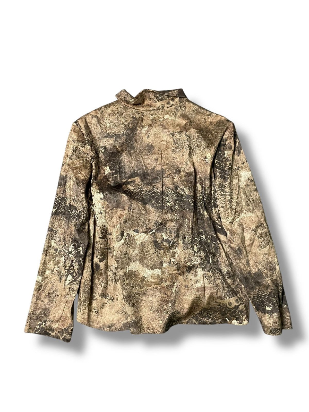 Japanese Brand × Vintage MISSEL Brand Leather Suede Abstract Jacket (73) Size US S / EU 44-46 / 1 - 5 Thumbnail